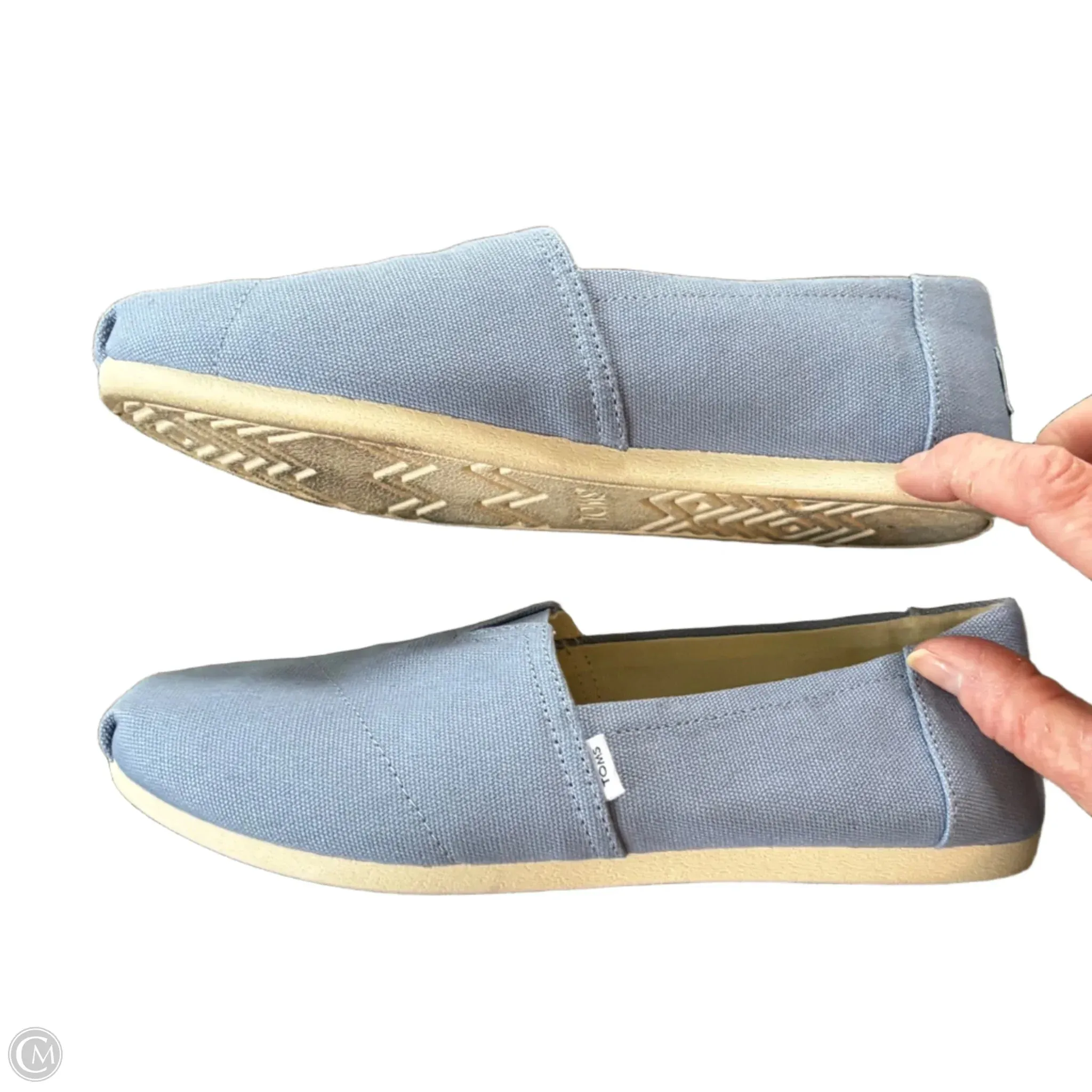 Shoes Flats By Toms In Blue, Size: 7