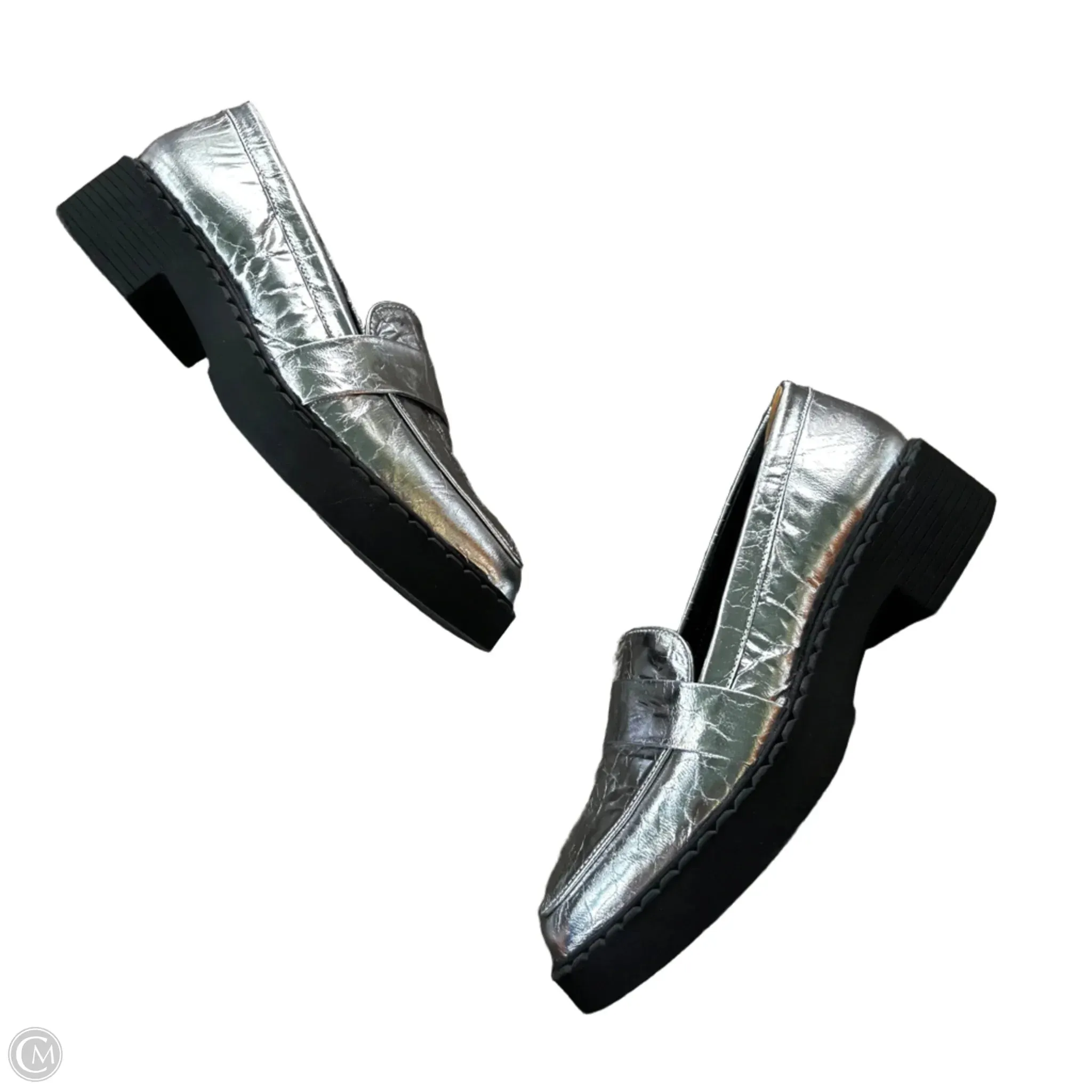 Shoes Flats By Vince Camuto In Silver, Size: 6.5
