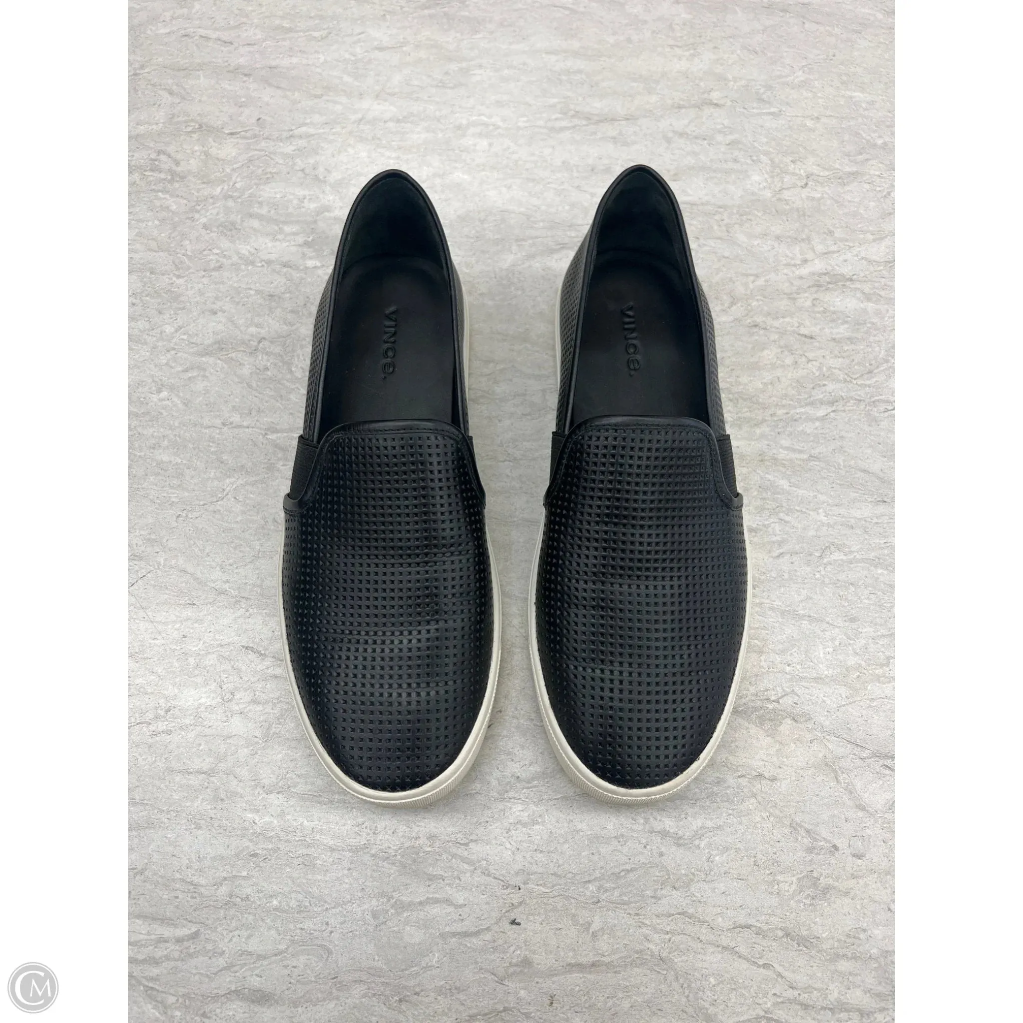 Shoes Flats By Vince In Black, Size: 7.5