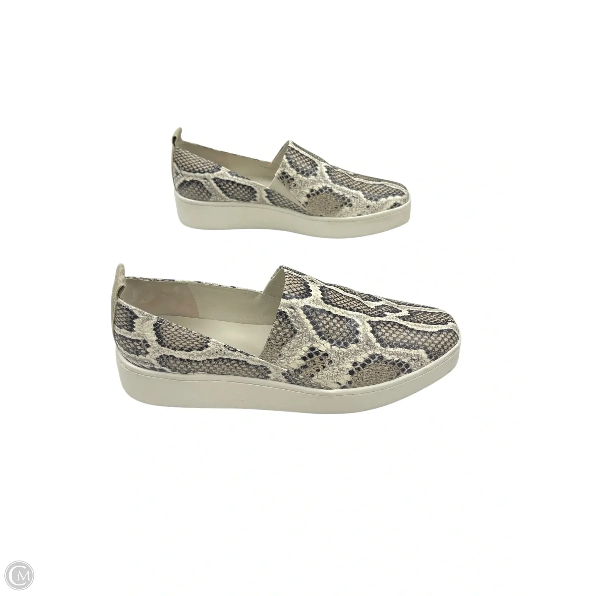 Shoes Flats By Vince In Snakeskin Print, Size: 9.5