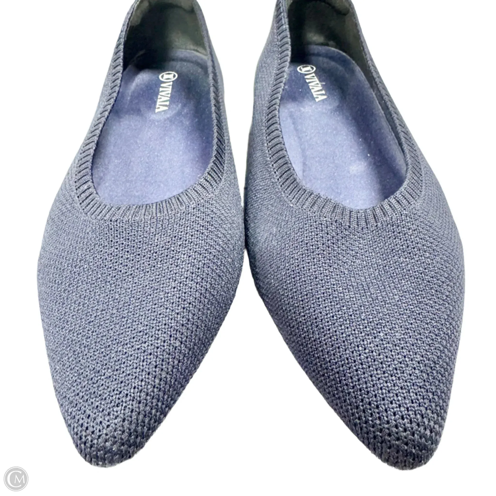 Shoes Flats By Vivaia In Navy, Size: 6.5