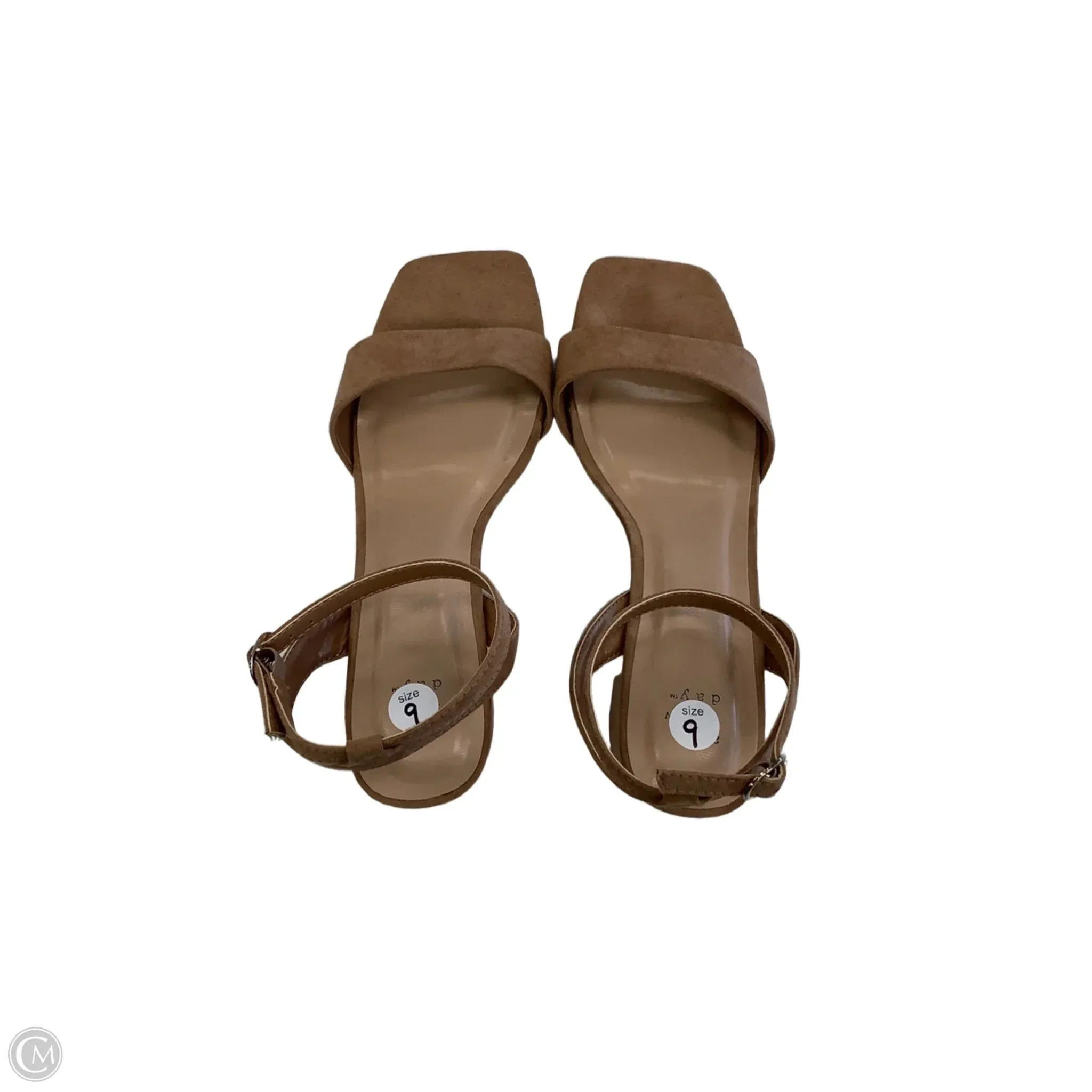 Shoes Heels Block By A New Day In Brown, Size: 9