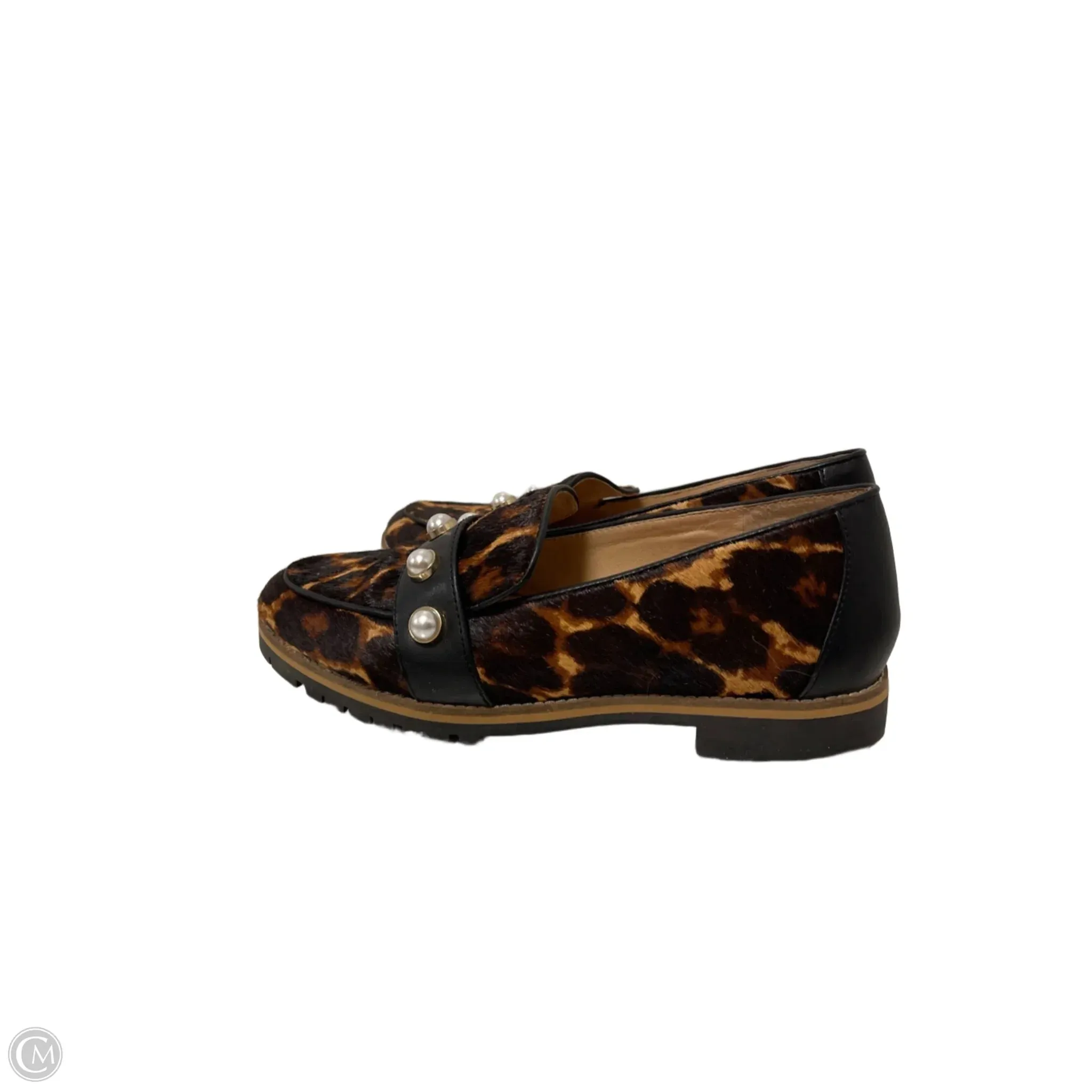 Shoes Heels Block By Alex Marie In Animal Print, Size: 8.5