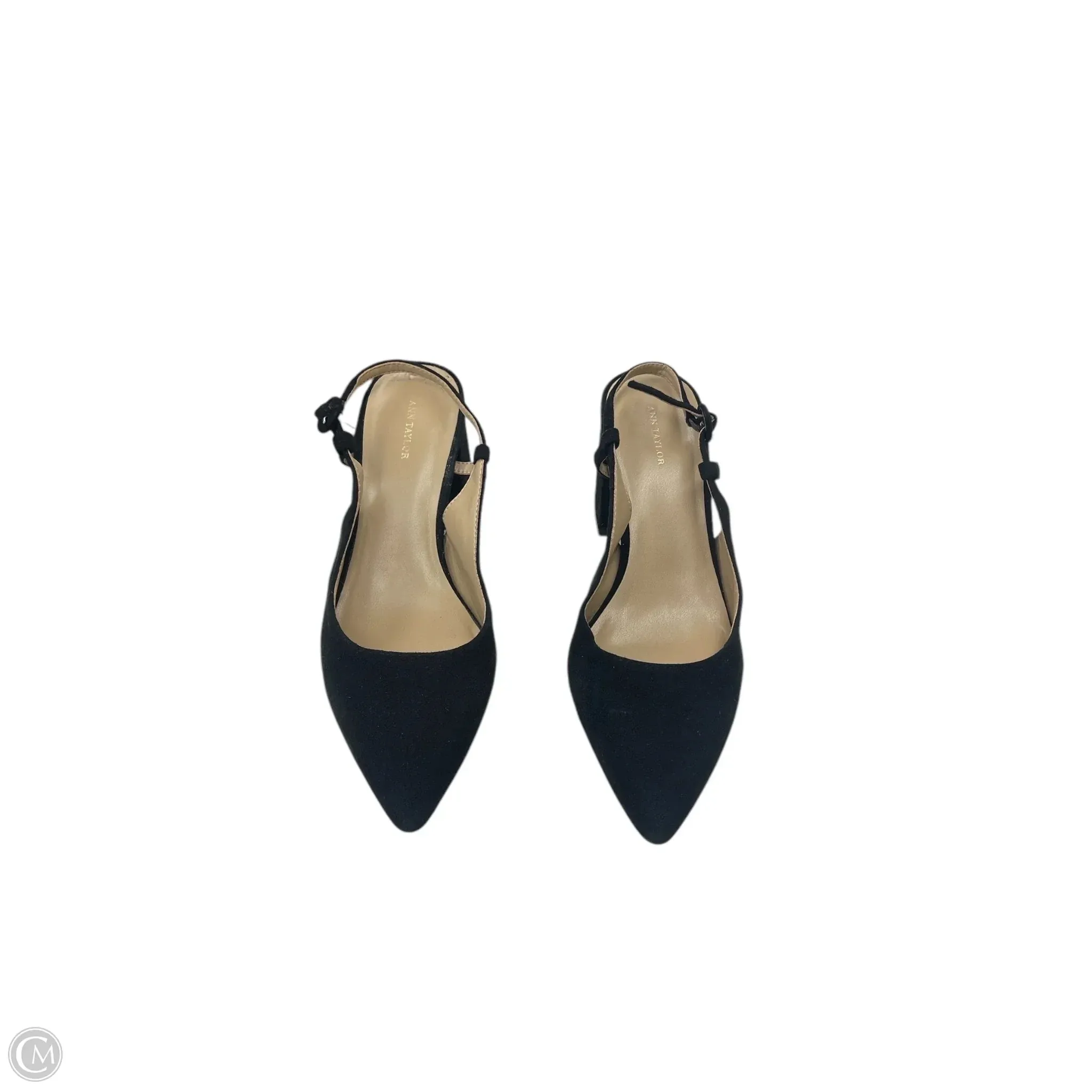 Shoes Heels Block By Ann Taylor In Black, Size: 8