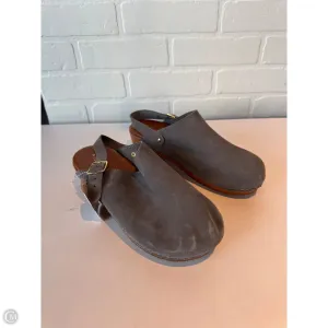 Shoes Heels Block By Anthropologie In Grey, Size: 8.5