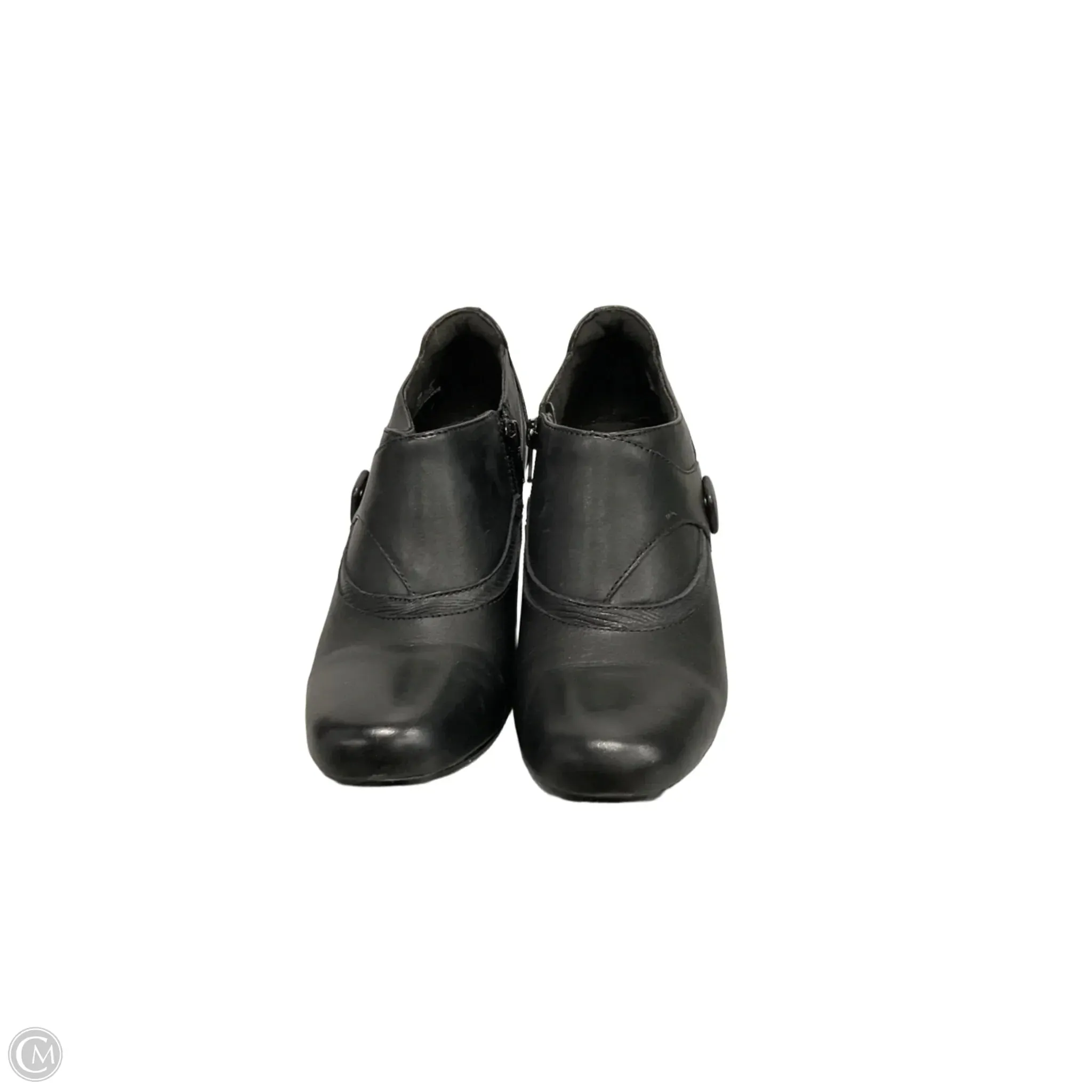 Shoes Heels Block By Clarks In Black, Size: 7.5