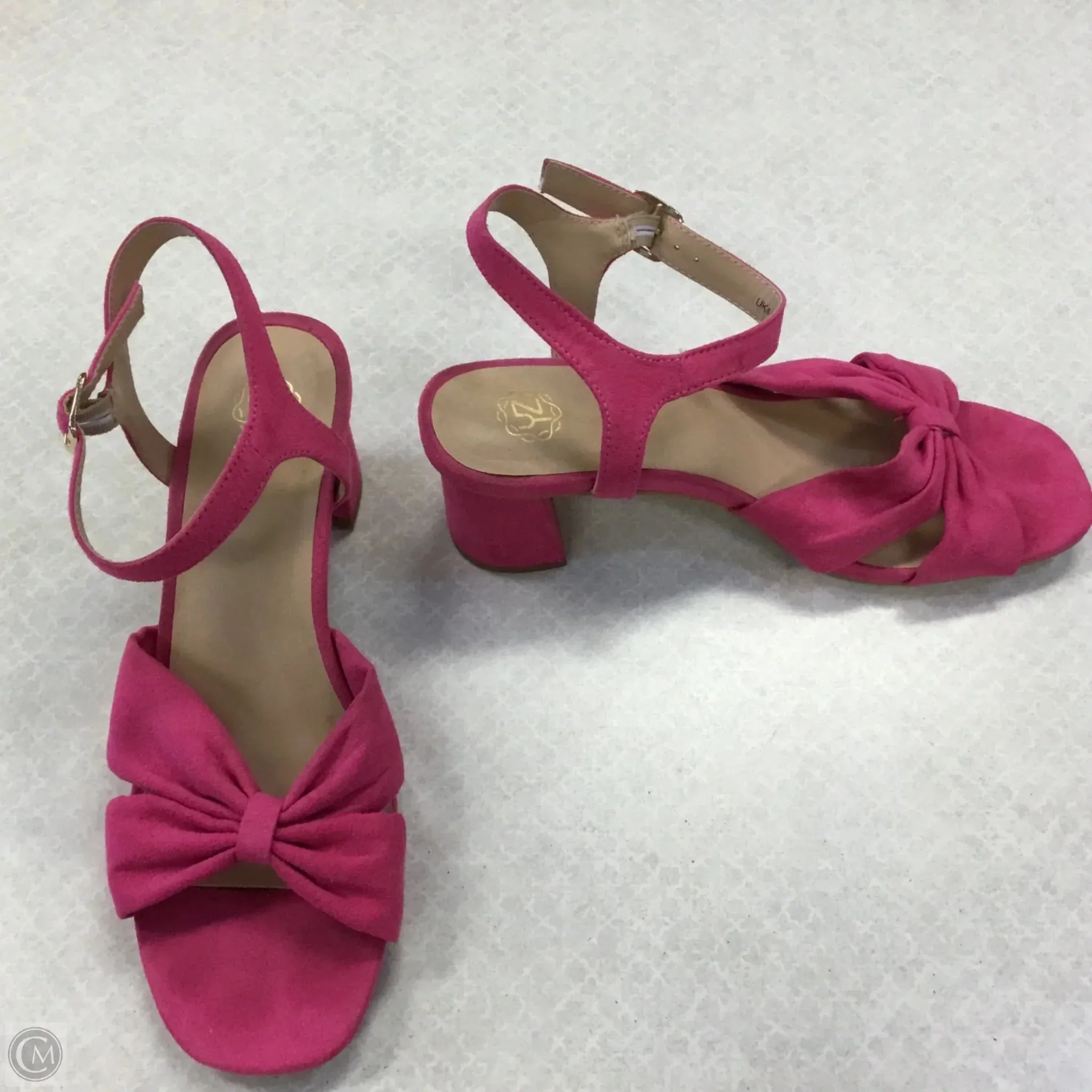 Shoes Heels Block By Clothes Mentor In Pink, Size: 6