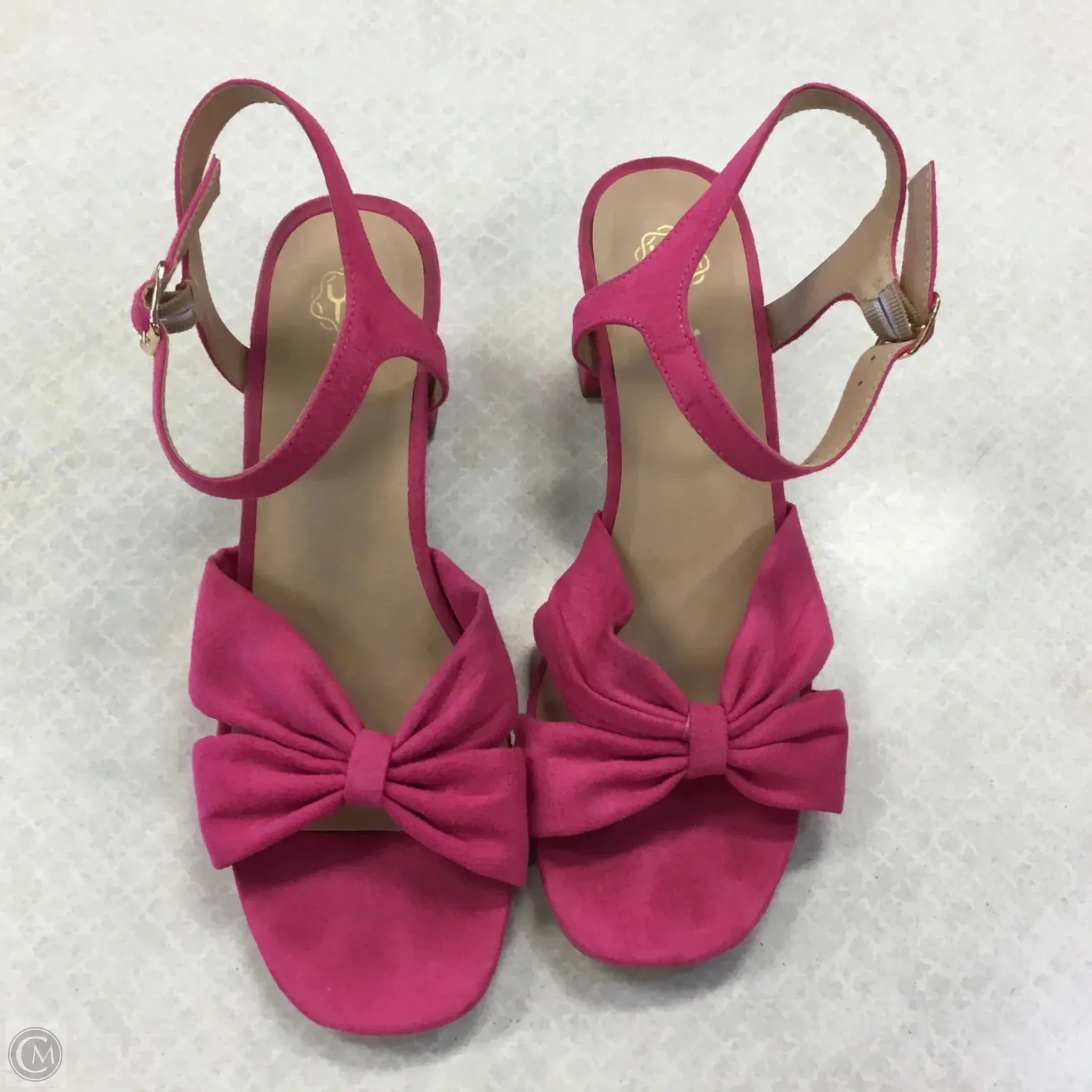 Shoes Heels Block By Clothes Mentor In Pink, Size: 6