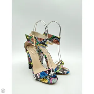 Shoes Heels Block By Clothes Mentor In Snakeskin Print, Size: 9