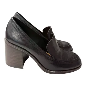 Shoes Heels Block By Crown Vintage In Black, Size:7