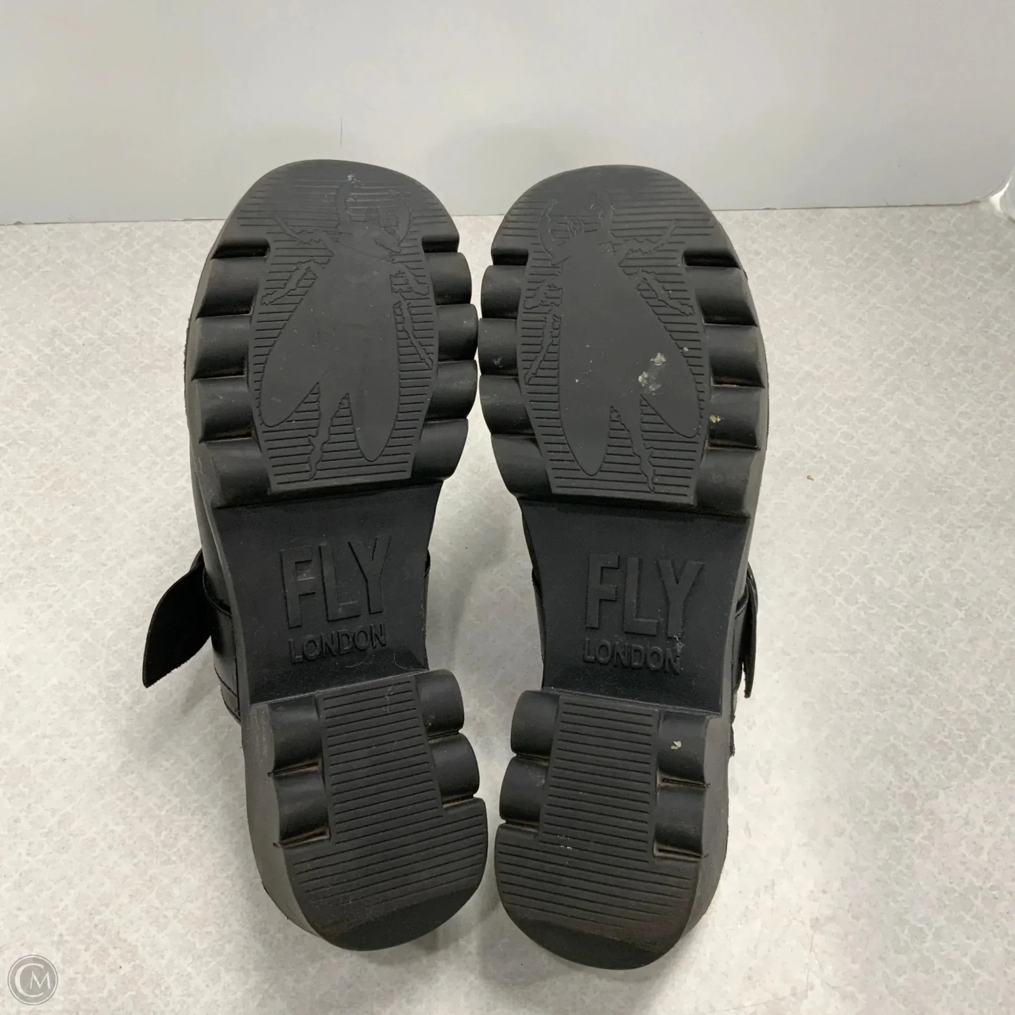 Shoes Heels Block By Fly London In Black, Size: 10
