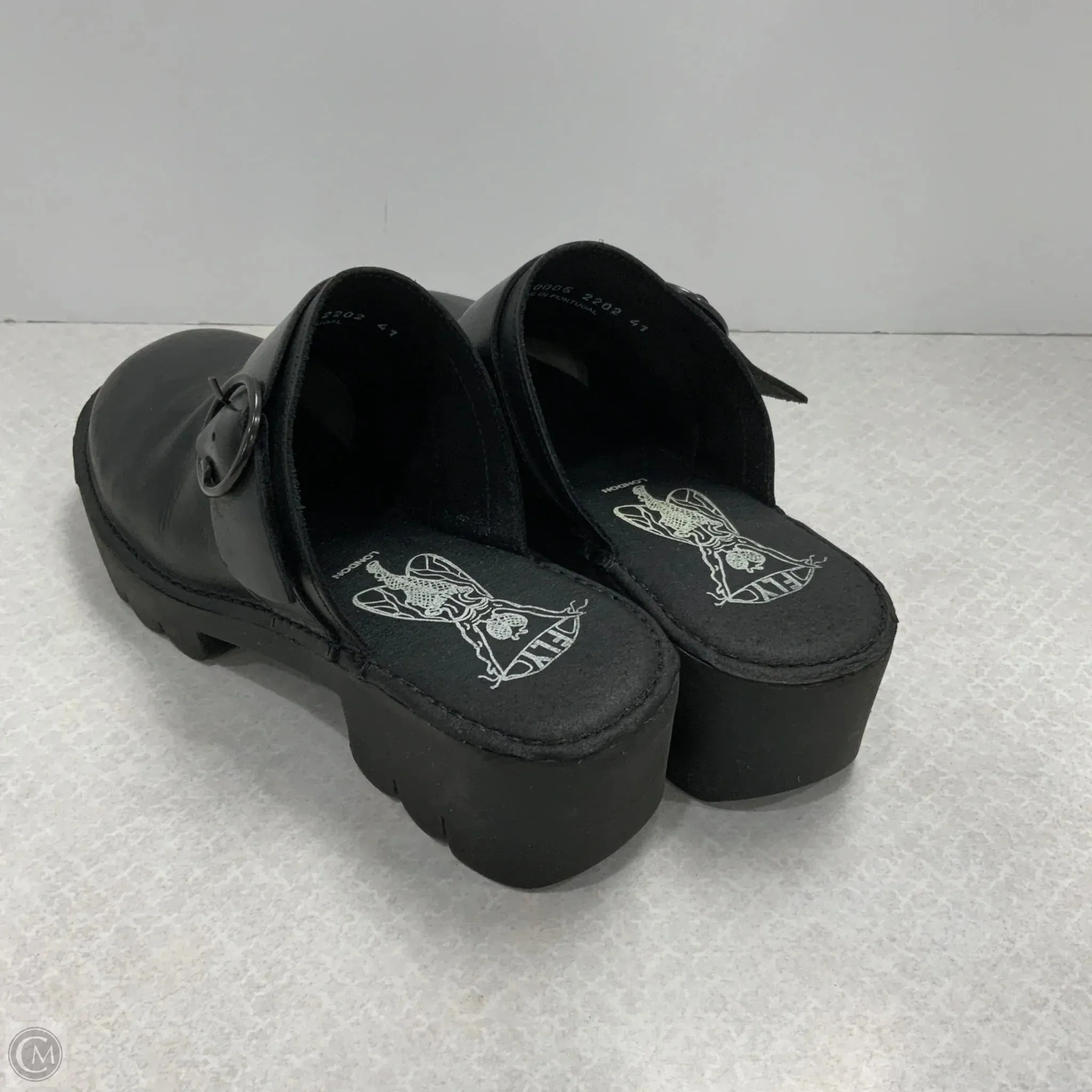 Shoes Heels Block By Fly London In Black, Size: 10