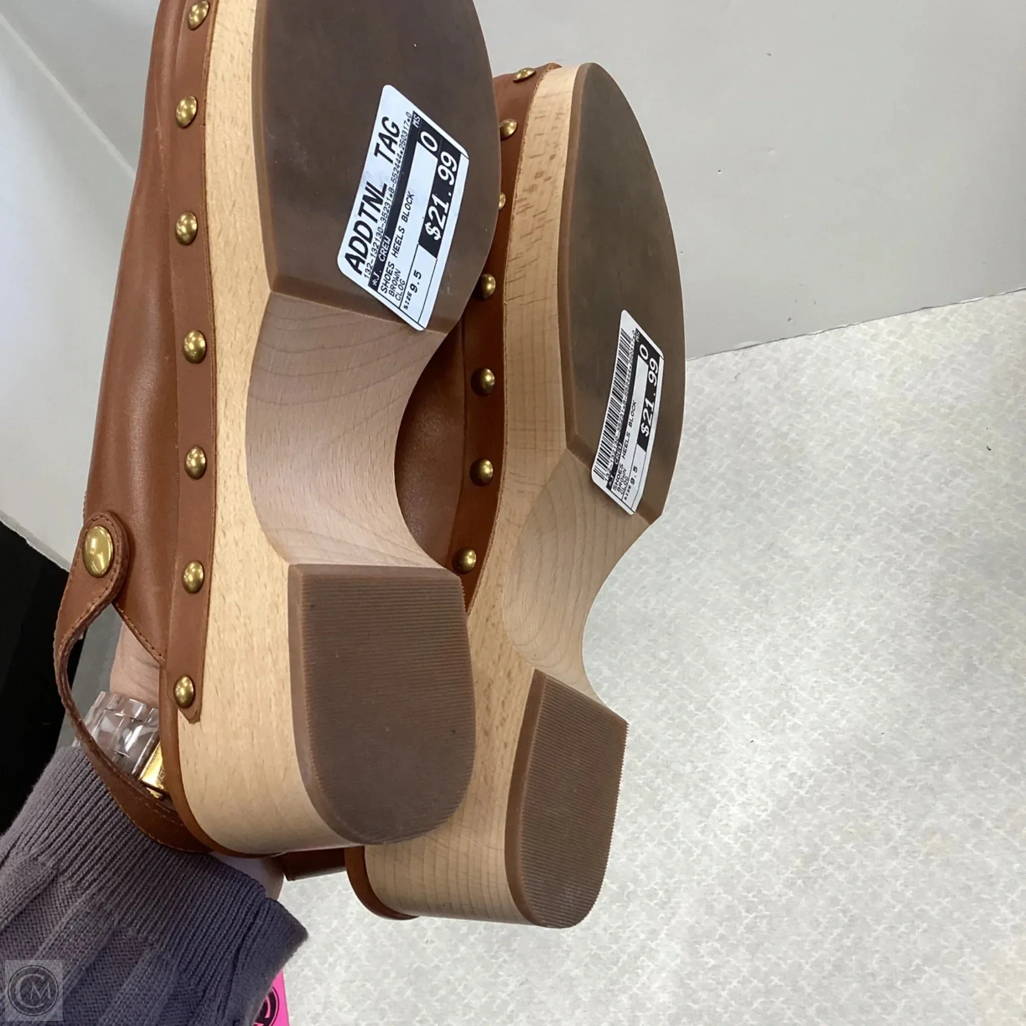 Shoes Heels Block By J. Crew In Brown, Size: 9.5
