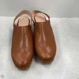 Shoes Heels Block By J. Crew In Brown, Size: 9.5