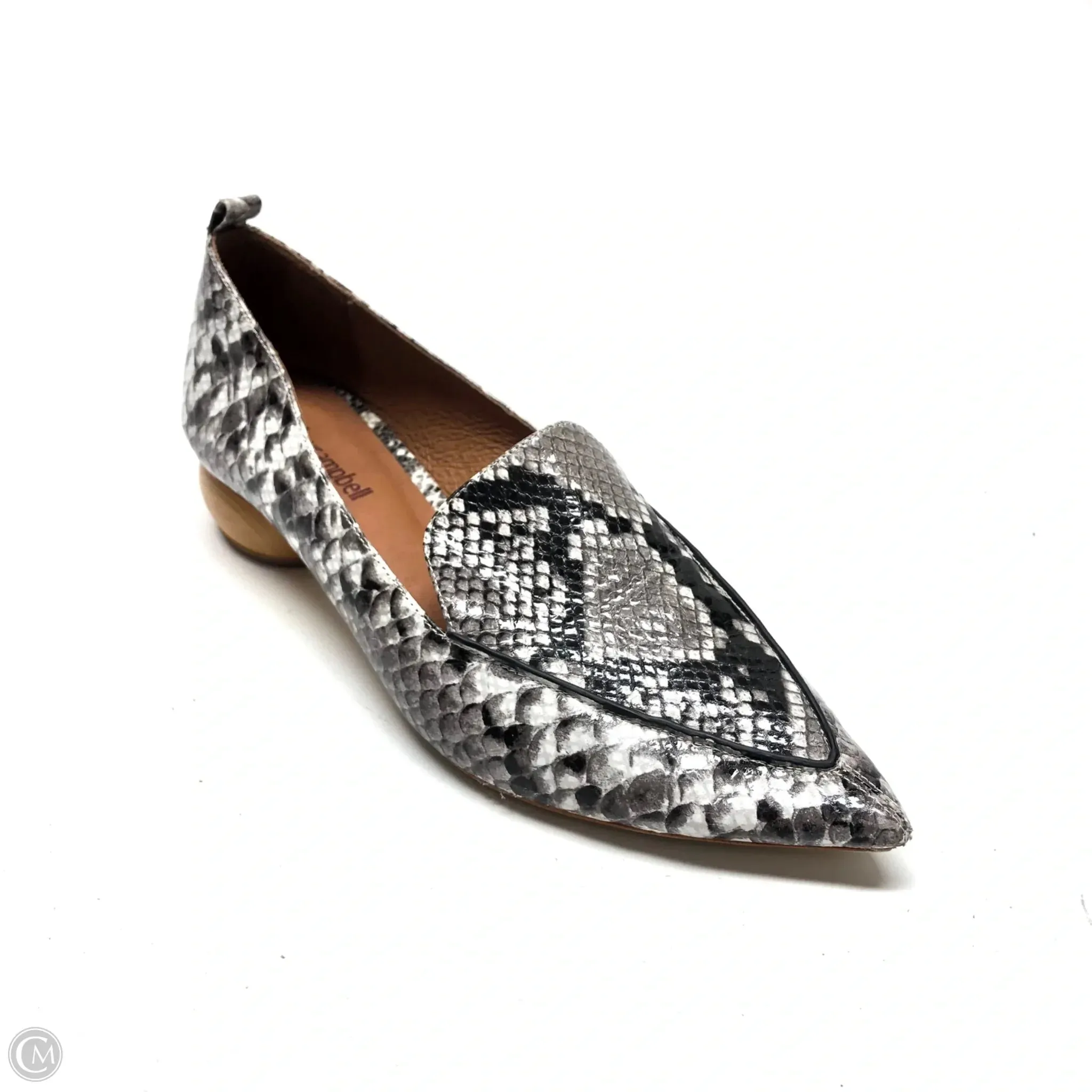 Shoes Heels Block By Jeffery Campbell In Snakeskin Print, Size: 7.5