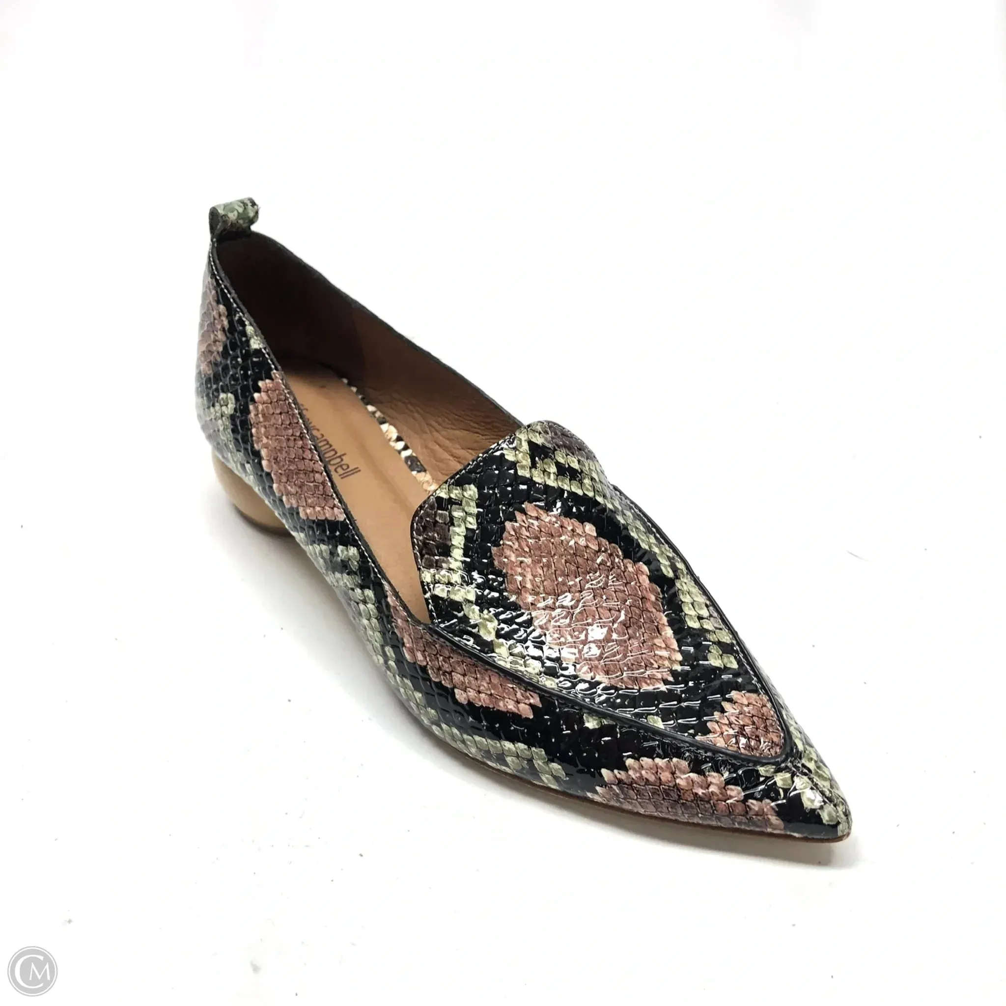 Shoes Heels Block By Jeffery Campbell In Snakeskin Print, Size: 8