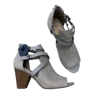Shoes Heels Block By Libby Edelman In Taupe, Size:8