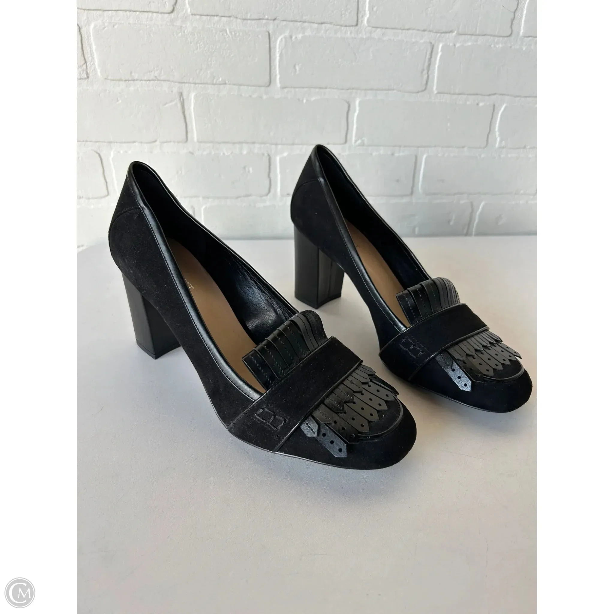 Shoes Heels Block By Nine West In Black, Size: 10