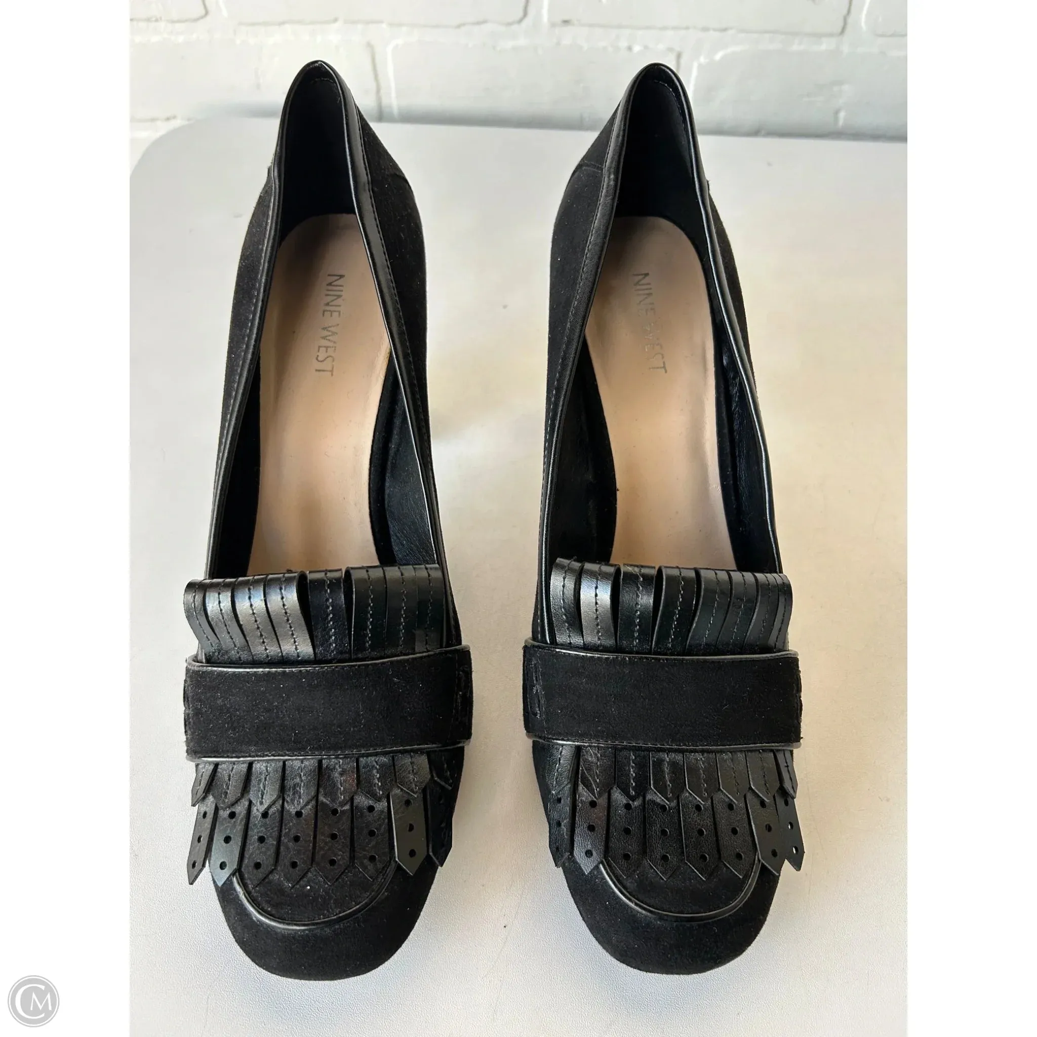 Shoes Heels Block By Nine West In Black, Size: 10