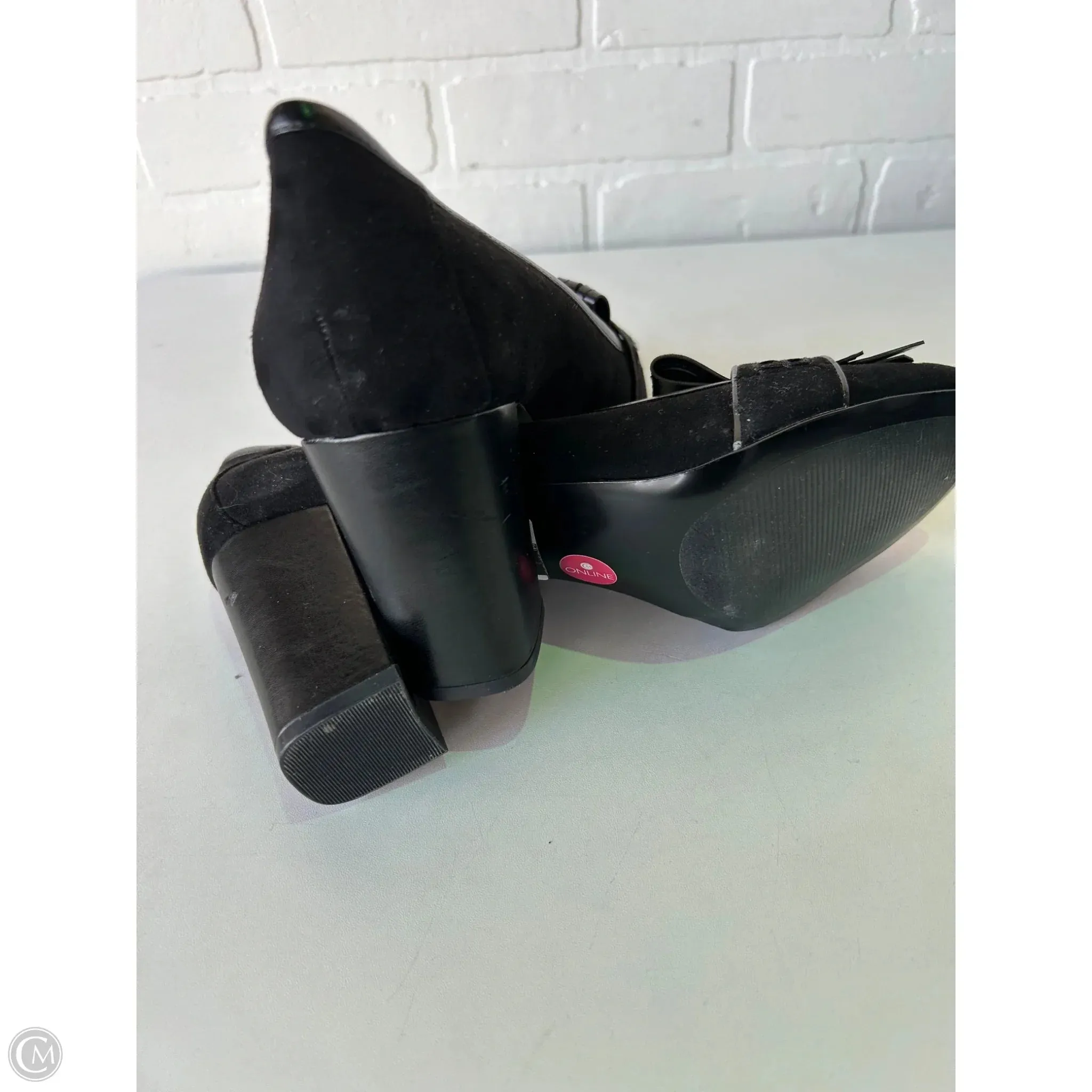 Shoes Heels Block By Nine West In Black, Size: 10