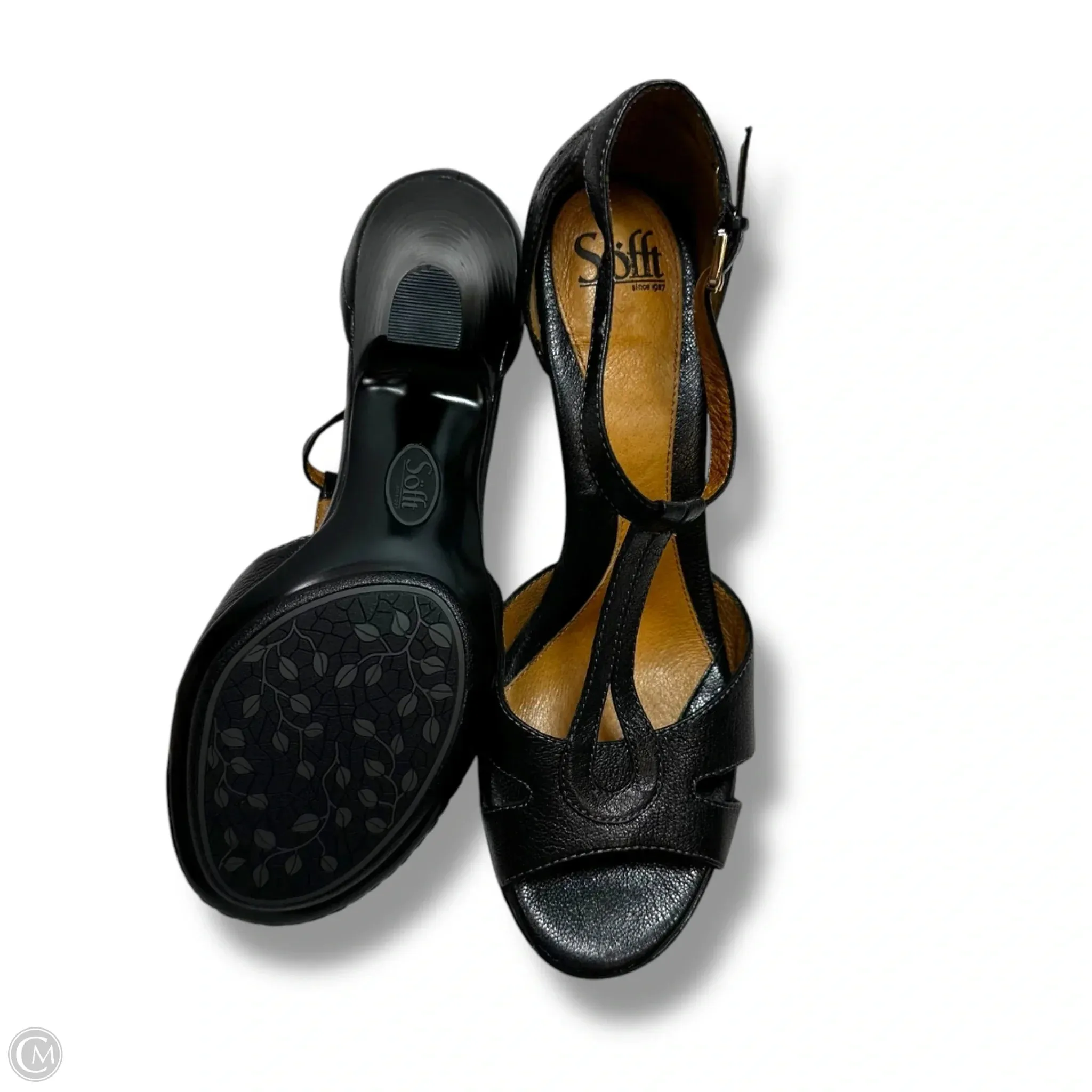 Shoes Heels Block By Sofft In Black, Size: 9.5