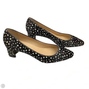 Shoes Heels Block By Talbots In Black & White, Size: 8