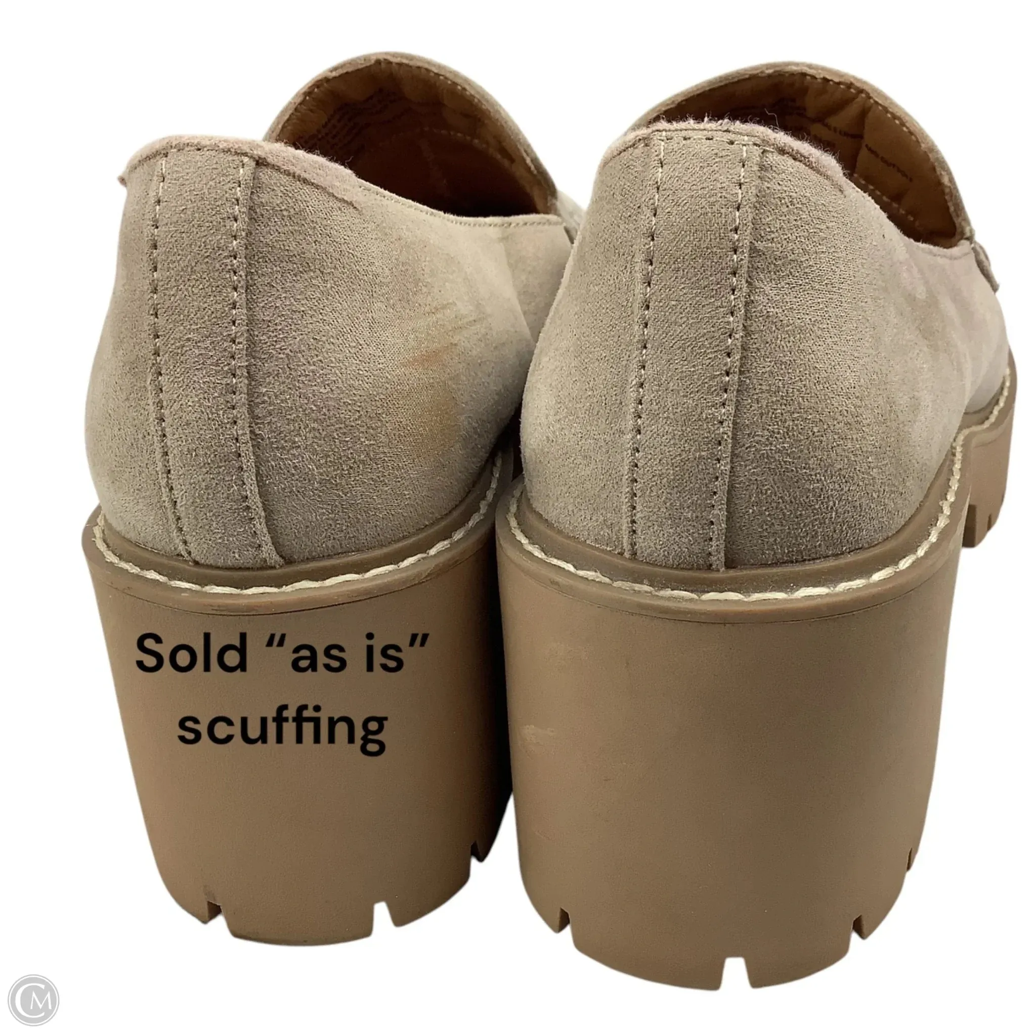 Shoes Heels Block By Universal Thread In Tan, Size: 8.5