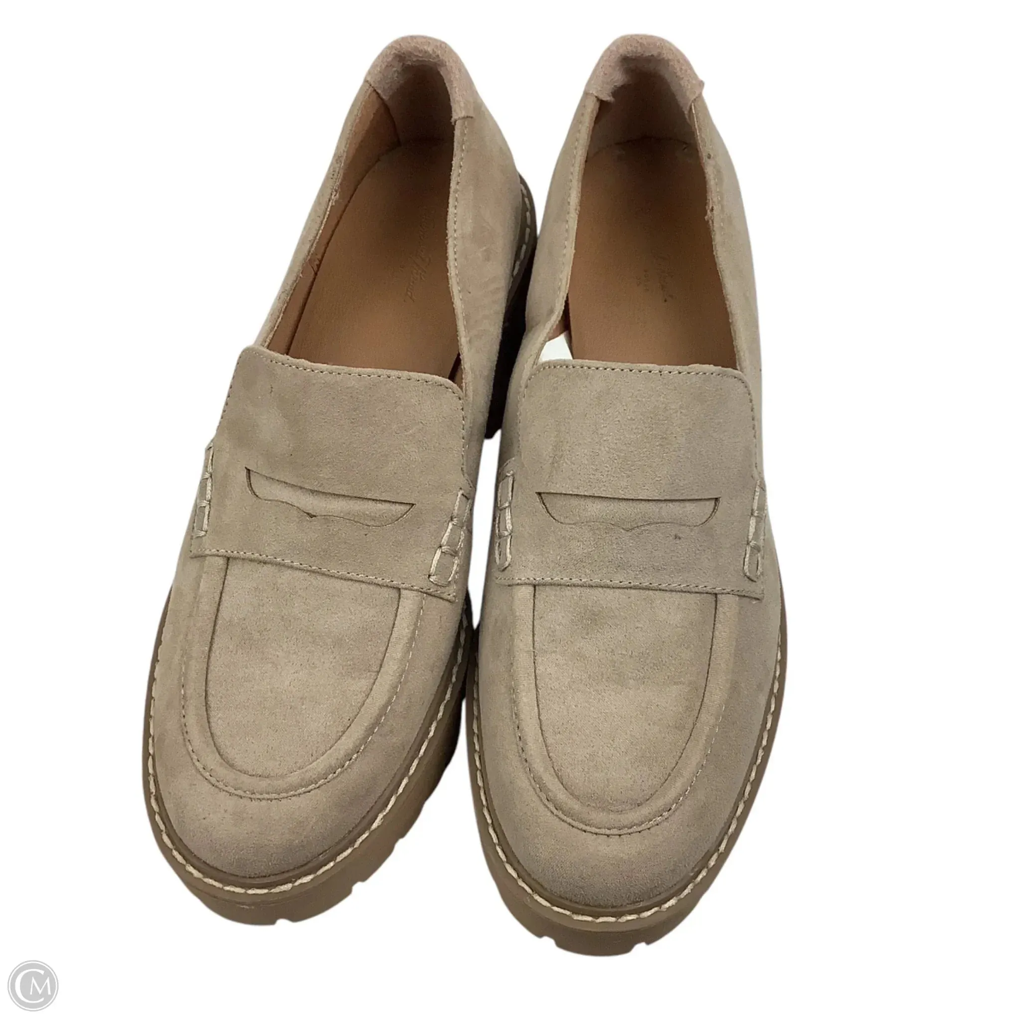 Shoes Heels Block By Universal Thread In Tan, Size: 8.5