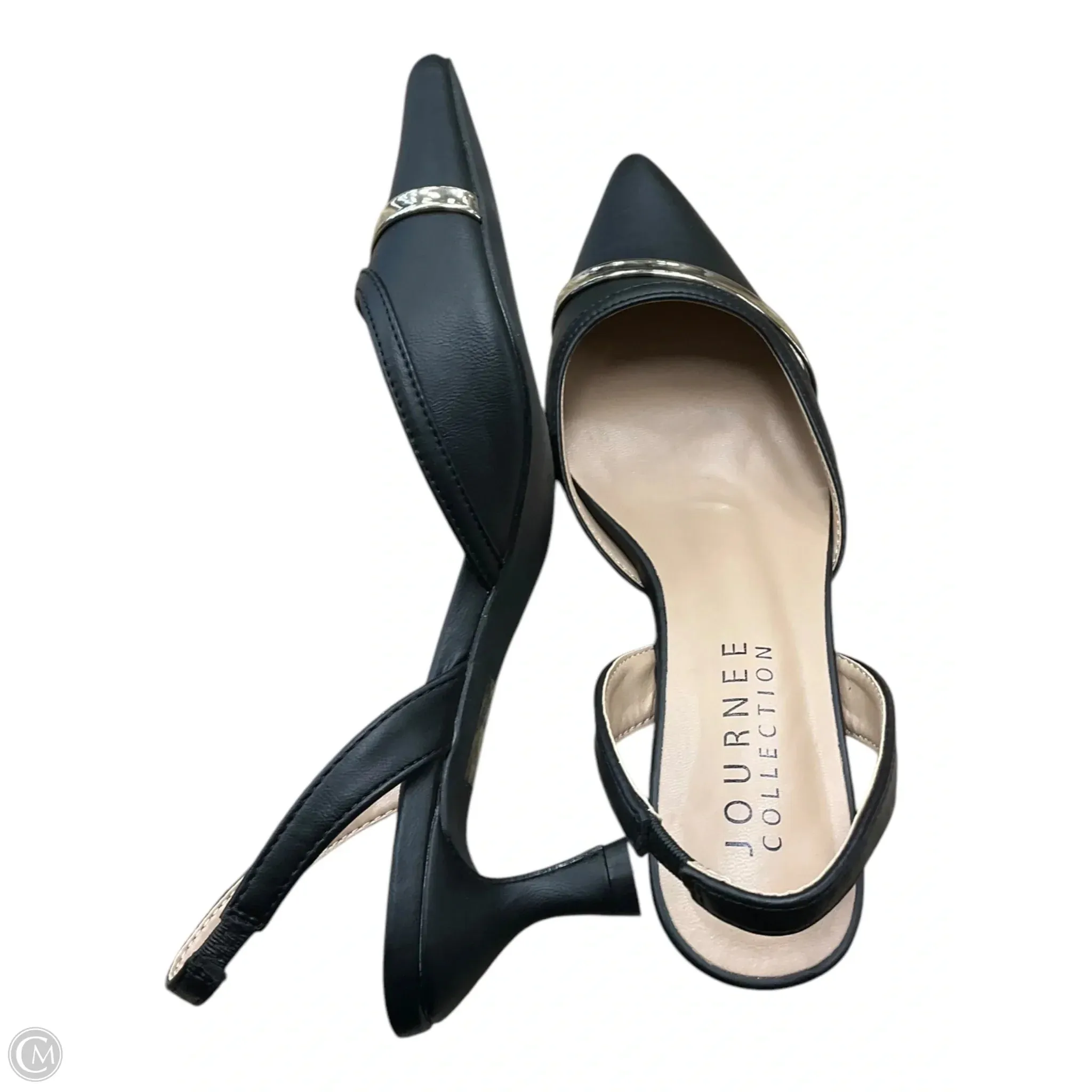Shoes Heels Kitten By Journee In Black, Size: 7.5