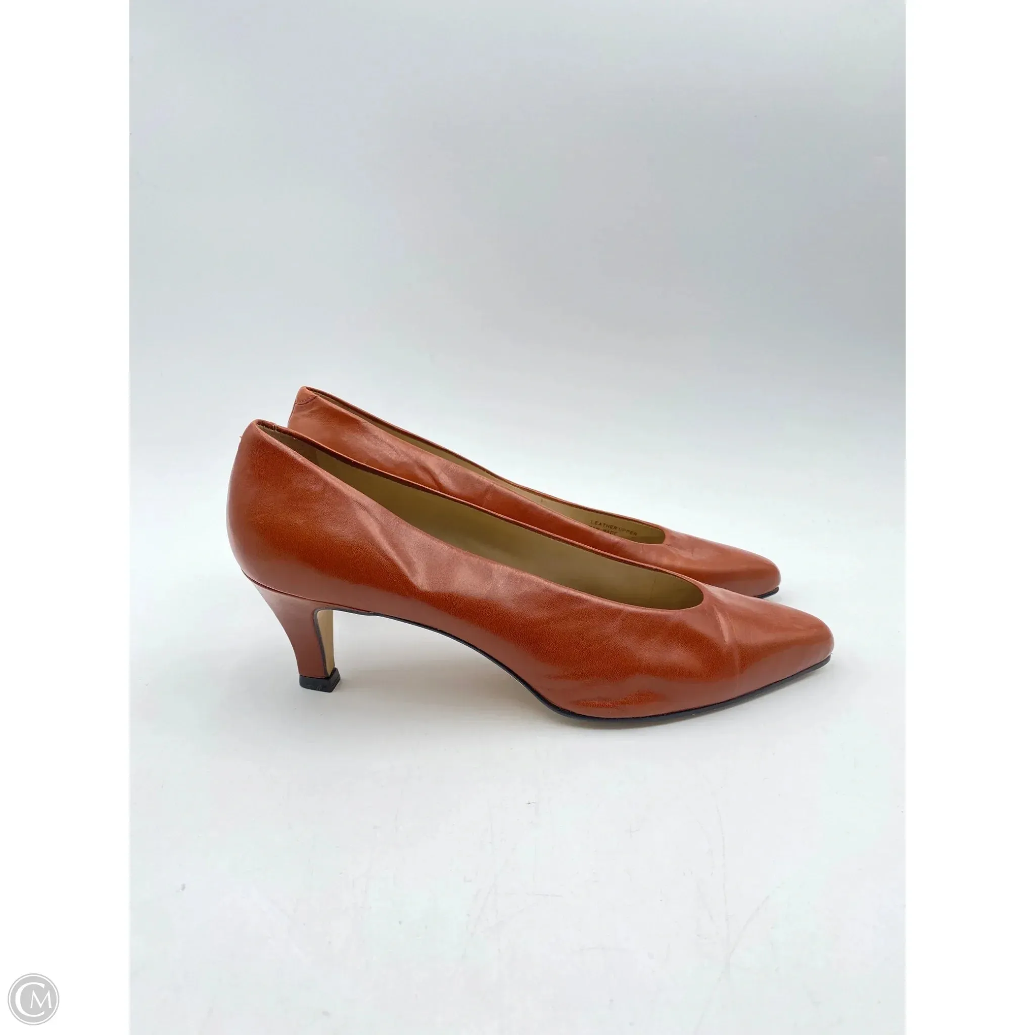 Shoes Heels Kitten By Nine West In Brown, Size: 9