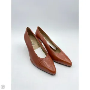 Shoes Heels Kitten By Nine West In Brown, Size: 9