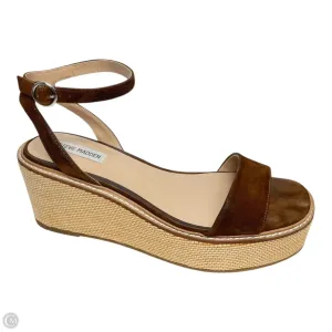 Shoes Heels Platform By Steve Madden In Brown, Size: 10