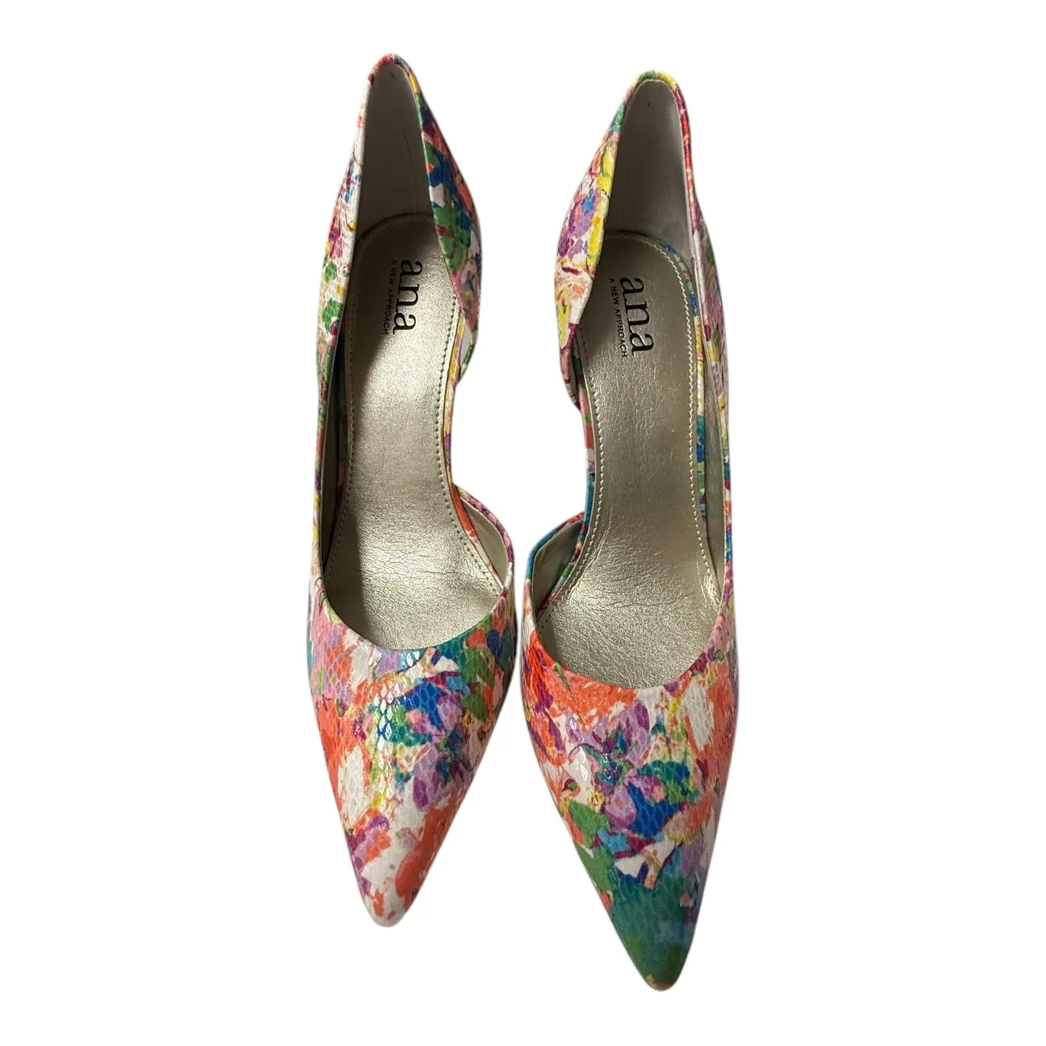 Shoes Heels Stiletto By Ana In Multi, Size:8.5