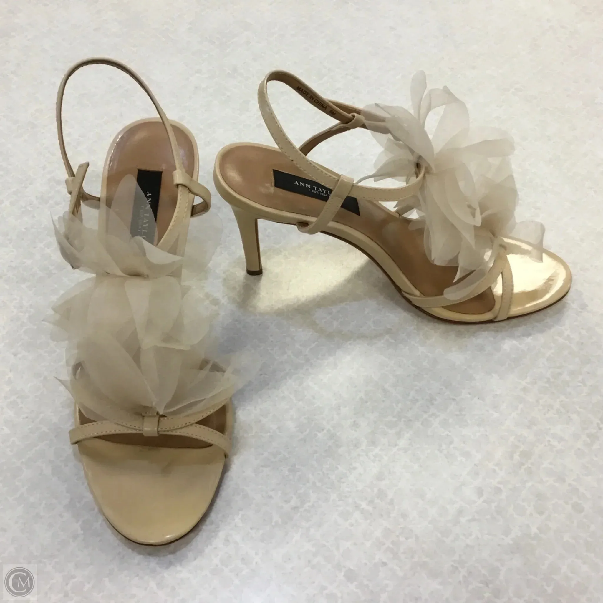 Shoes Heels Stiletto By Ann Taylor In Beige, Size: 6