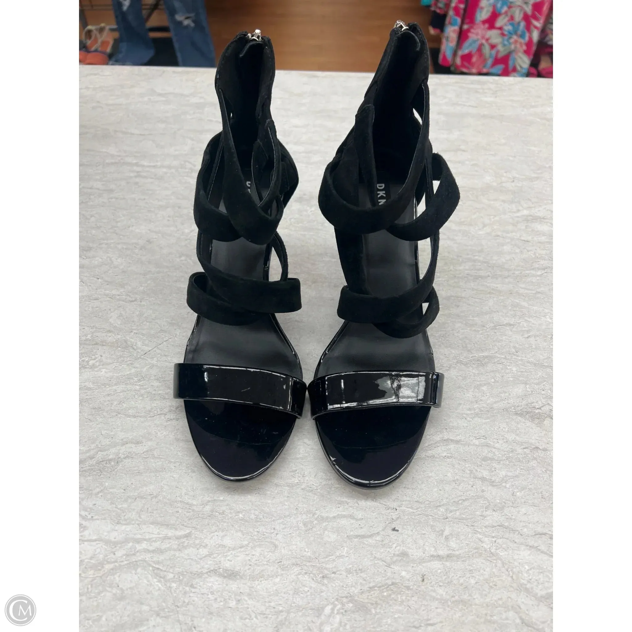 Shoes Heels Stiletto By Dkny In Black, Size: 10