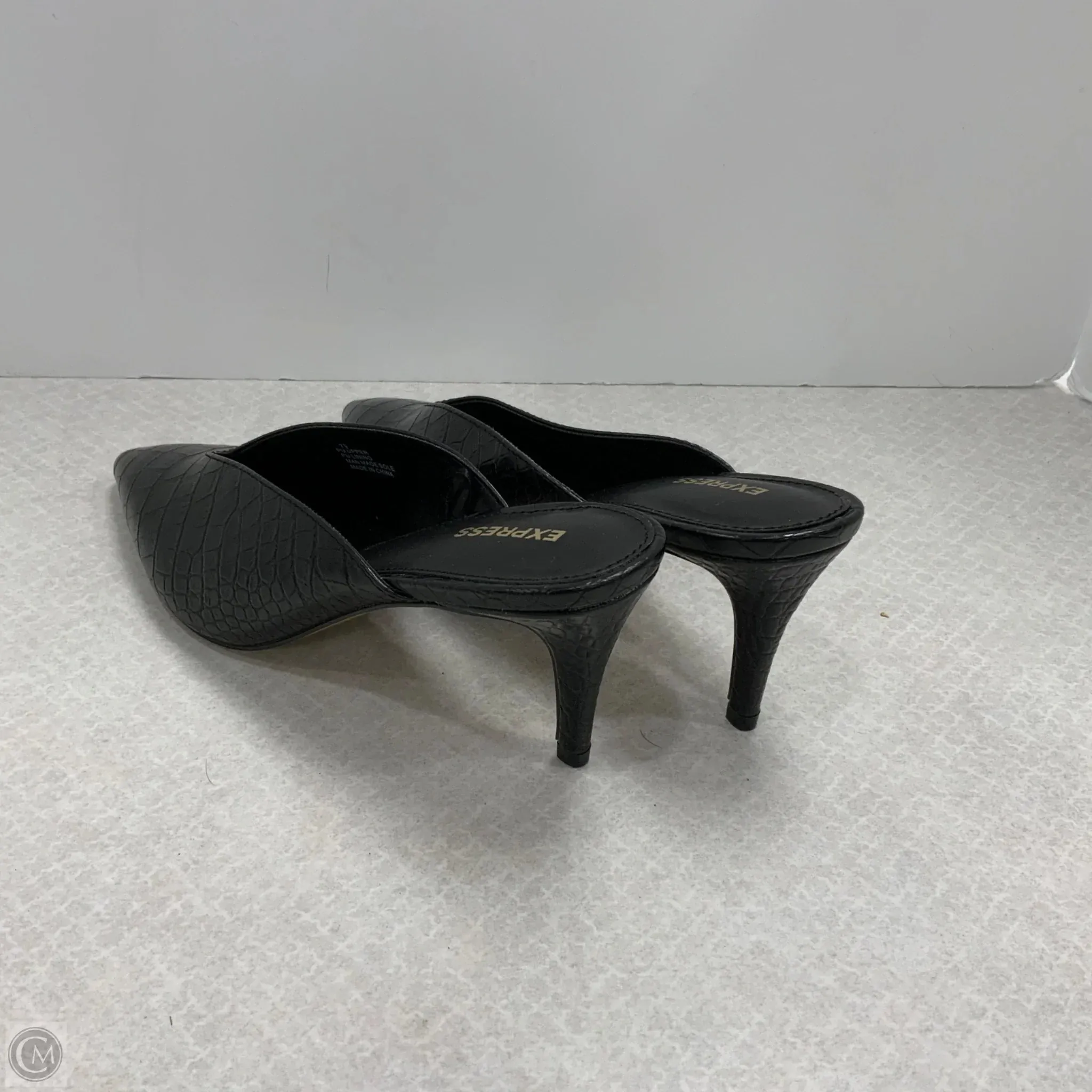 Shoes Heels Stiletto By Express In Black, Size: 7.5