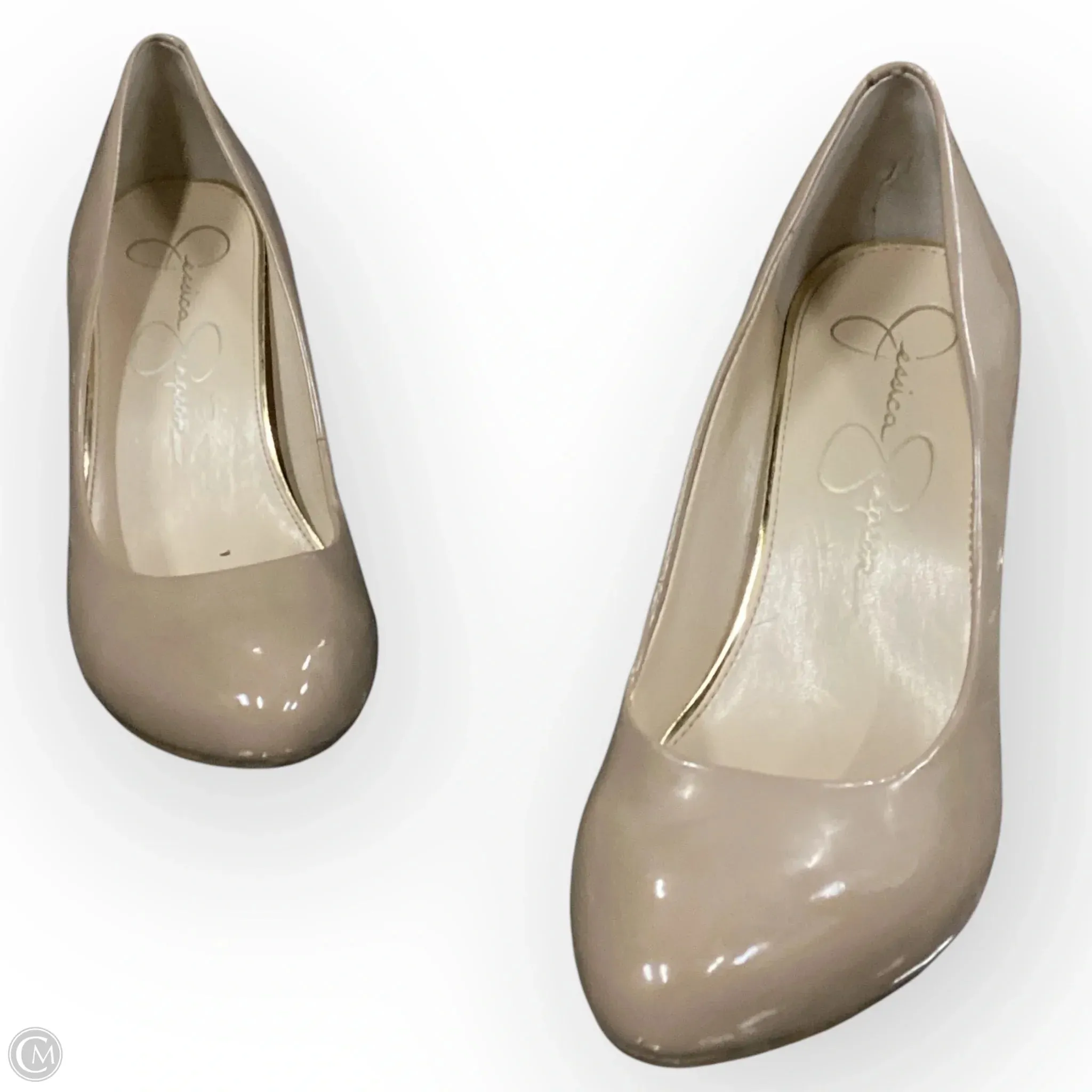 Shoes Heels Stiletto By Jessica Simpson In Tan, Size: 8.5