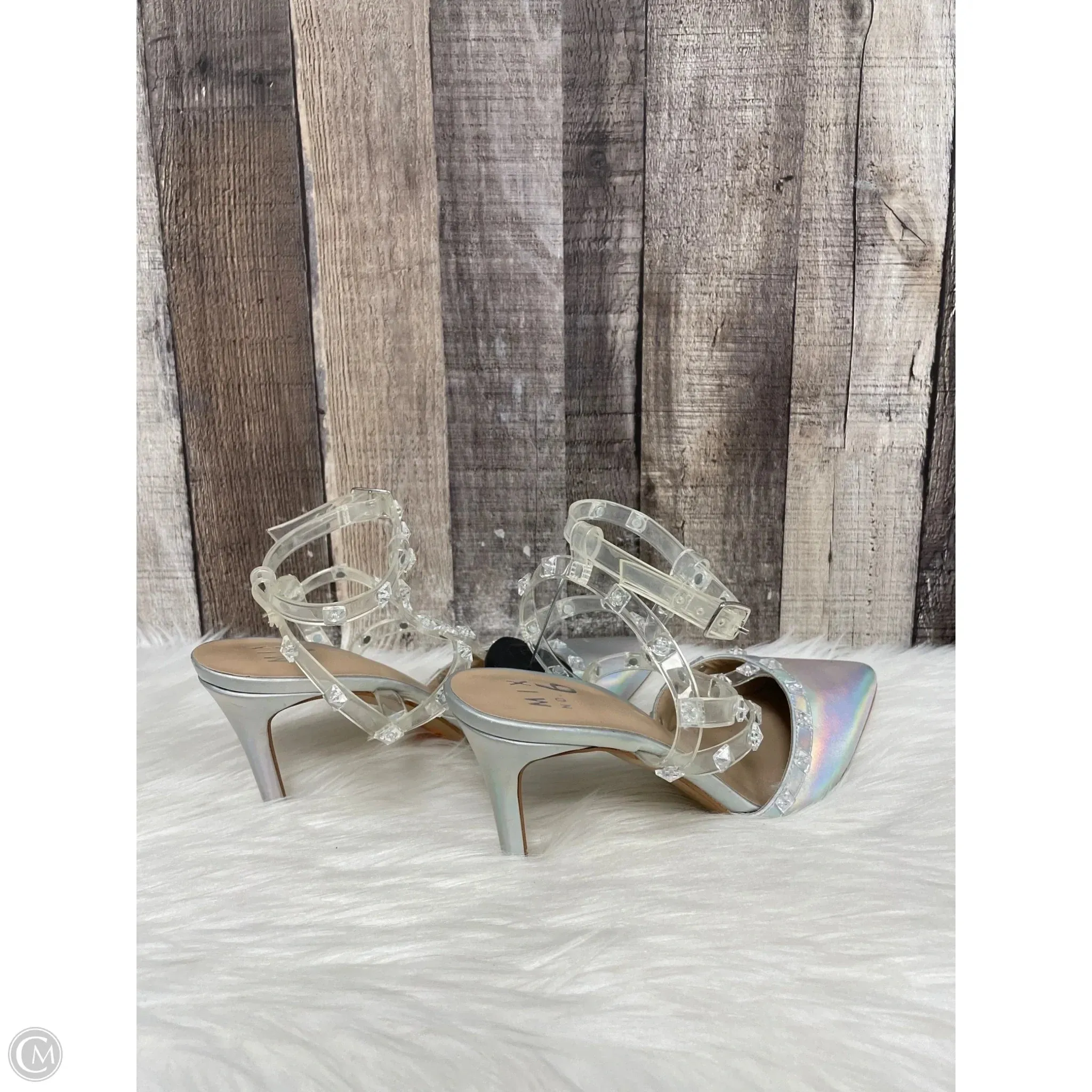 Shoes Heels Stiletto By Mix No 6 In Clear, Size: 8