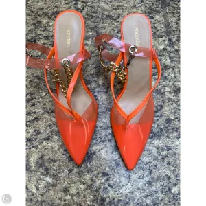 Shoes Heels Stiletto By Shoedazzle In Orange, Size: 11