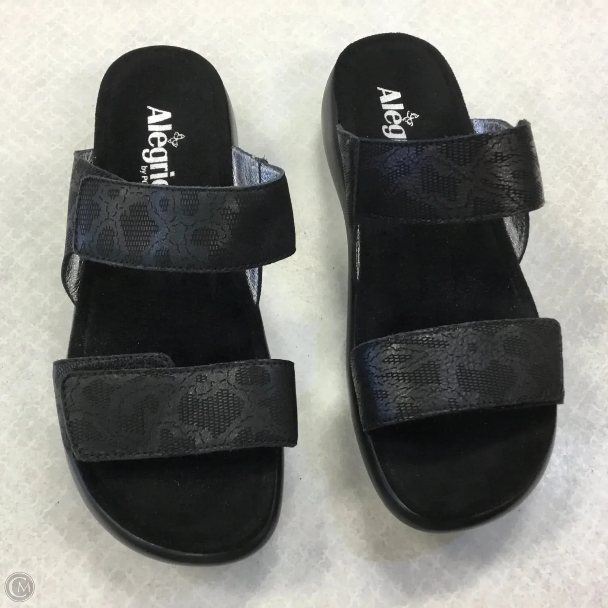 Shoes Heels Wedge By Alegria In Black, Size: 8.5