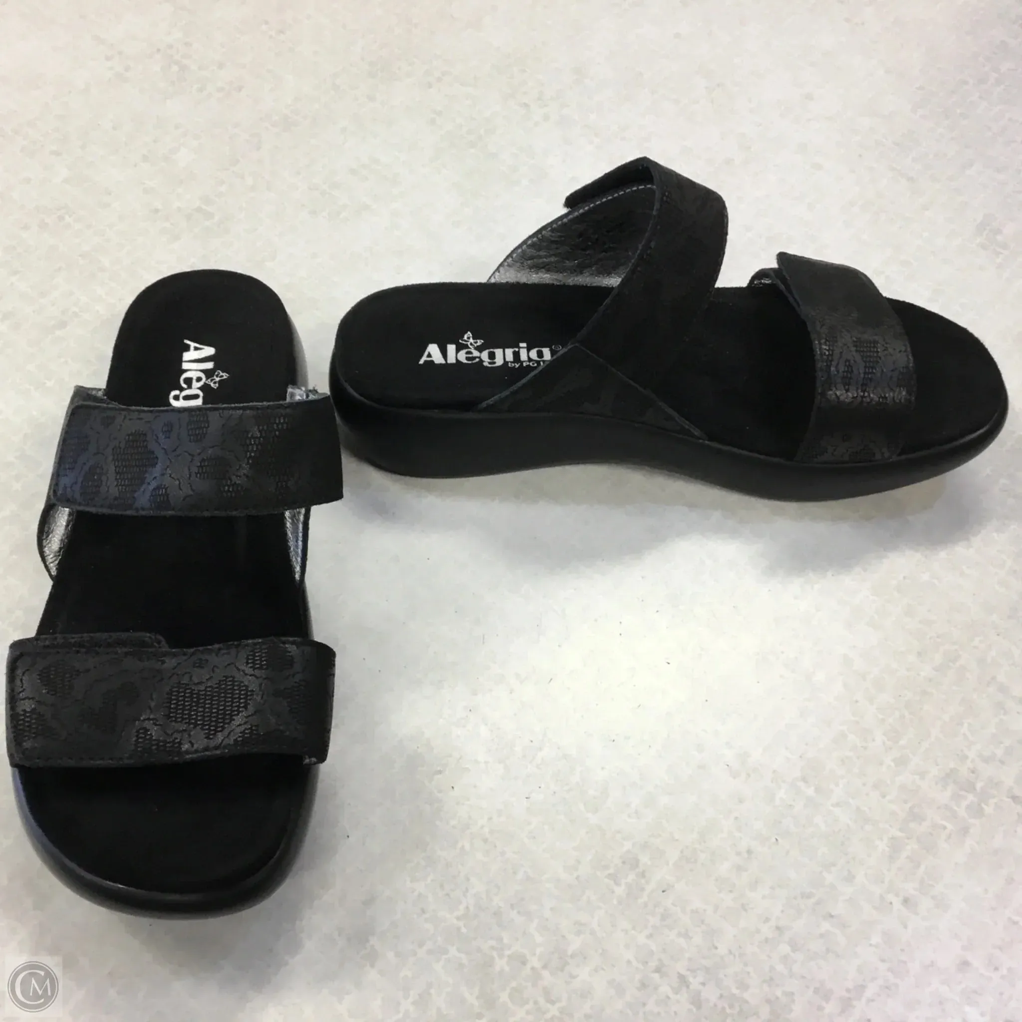 Shoes Heels Wedge By Alegria In Black, Size: 8.5