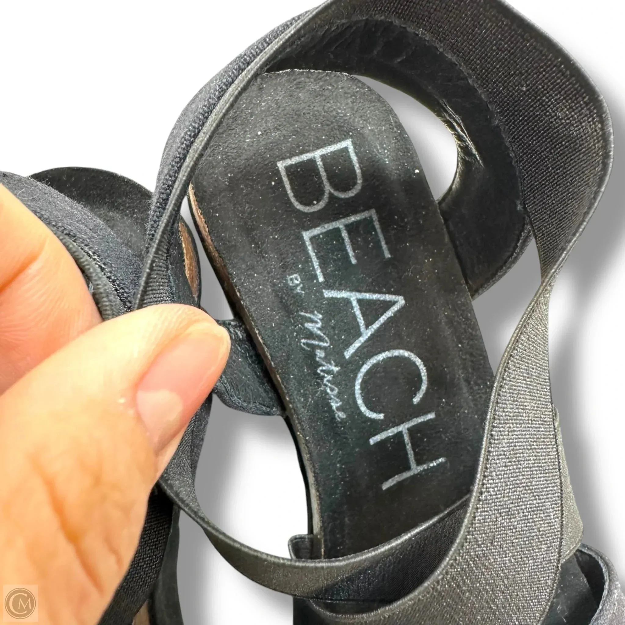 Shoes Heels Wedge By Beach by Matisse In Black, Size: 7