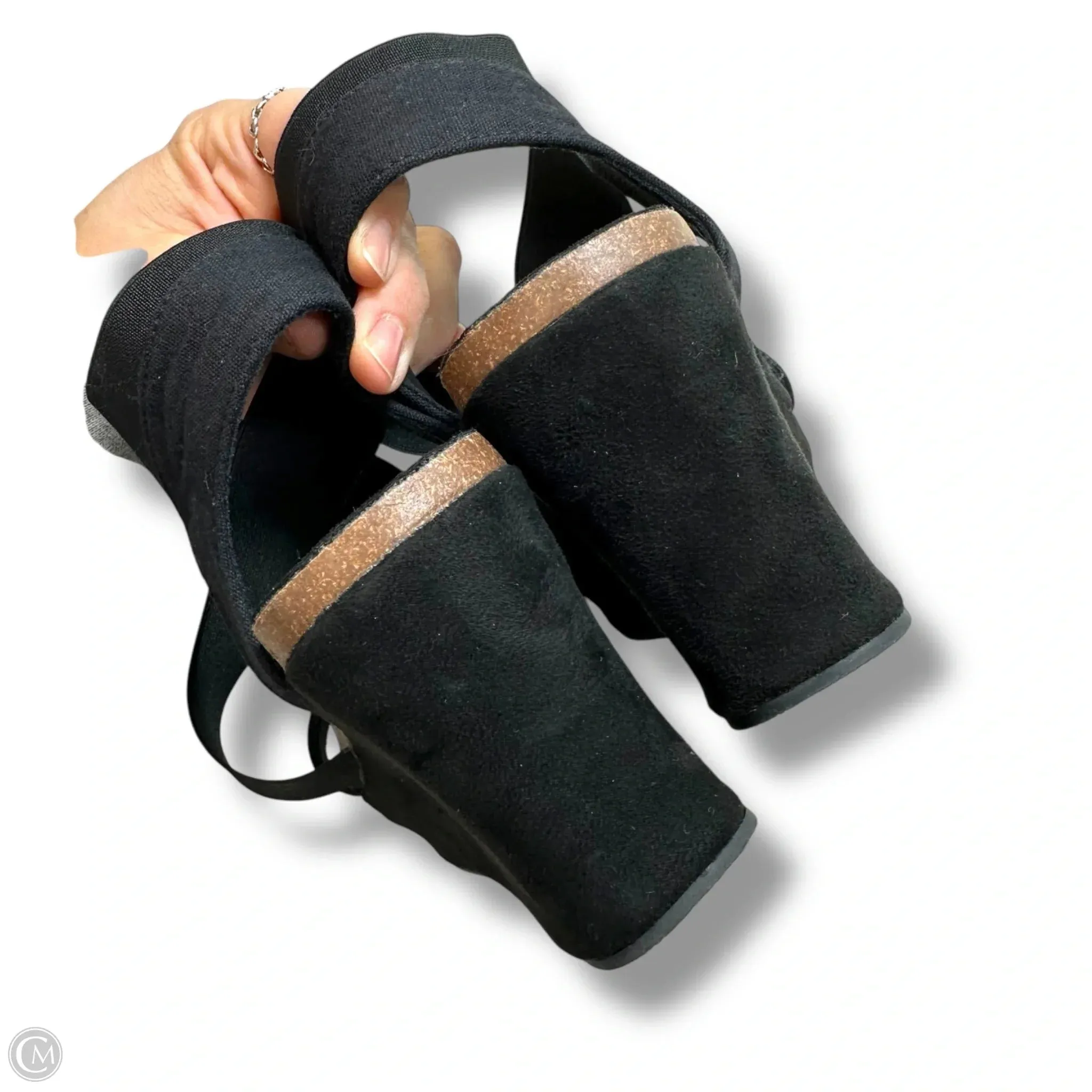 Shoes Heels Wedge By Beach by Matisse In Black, Size: 7