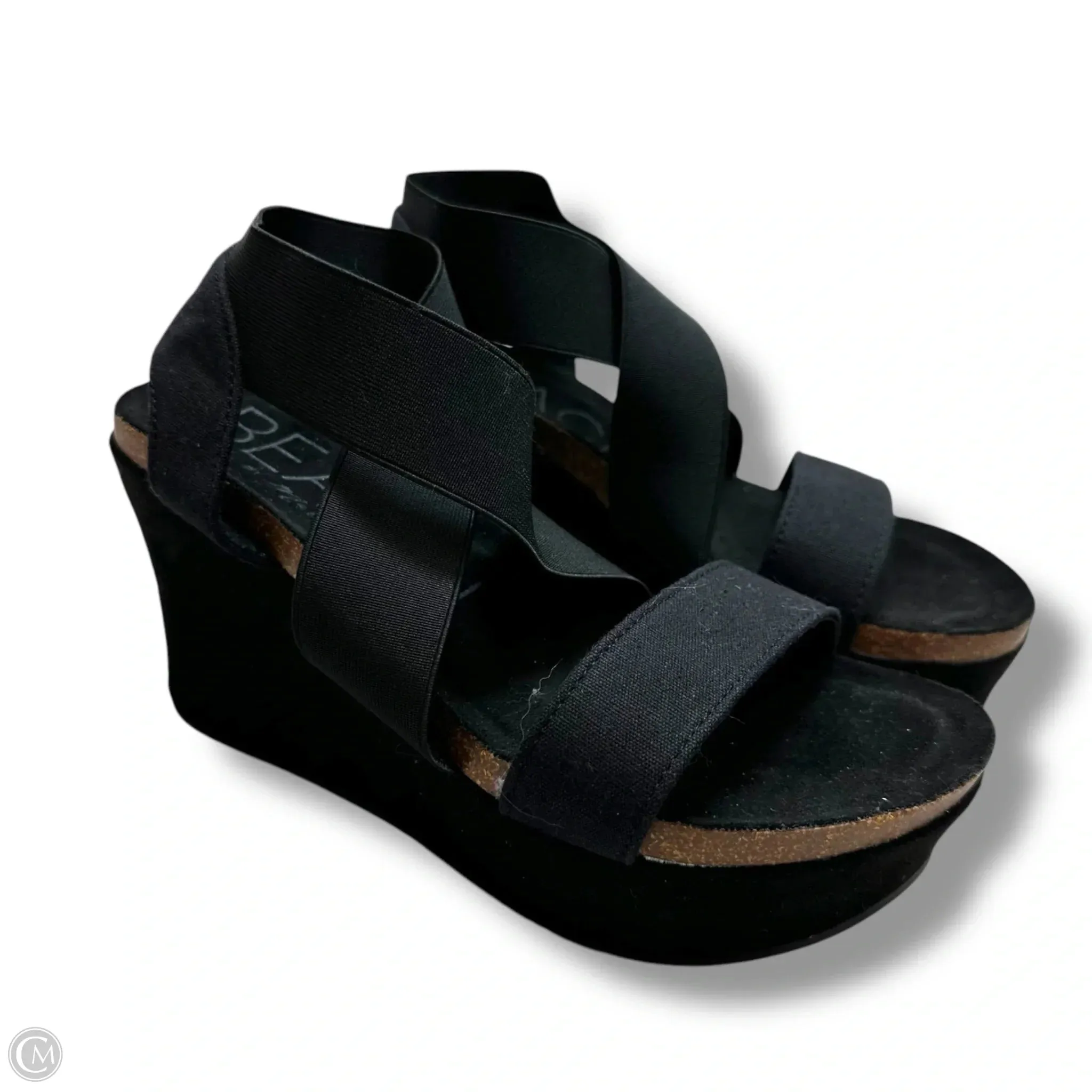 Shoes Heels Wedge By Beach by Matisse In Black, Size: 7