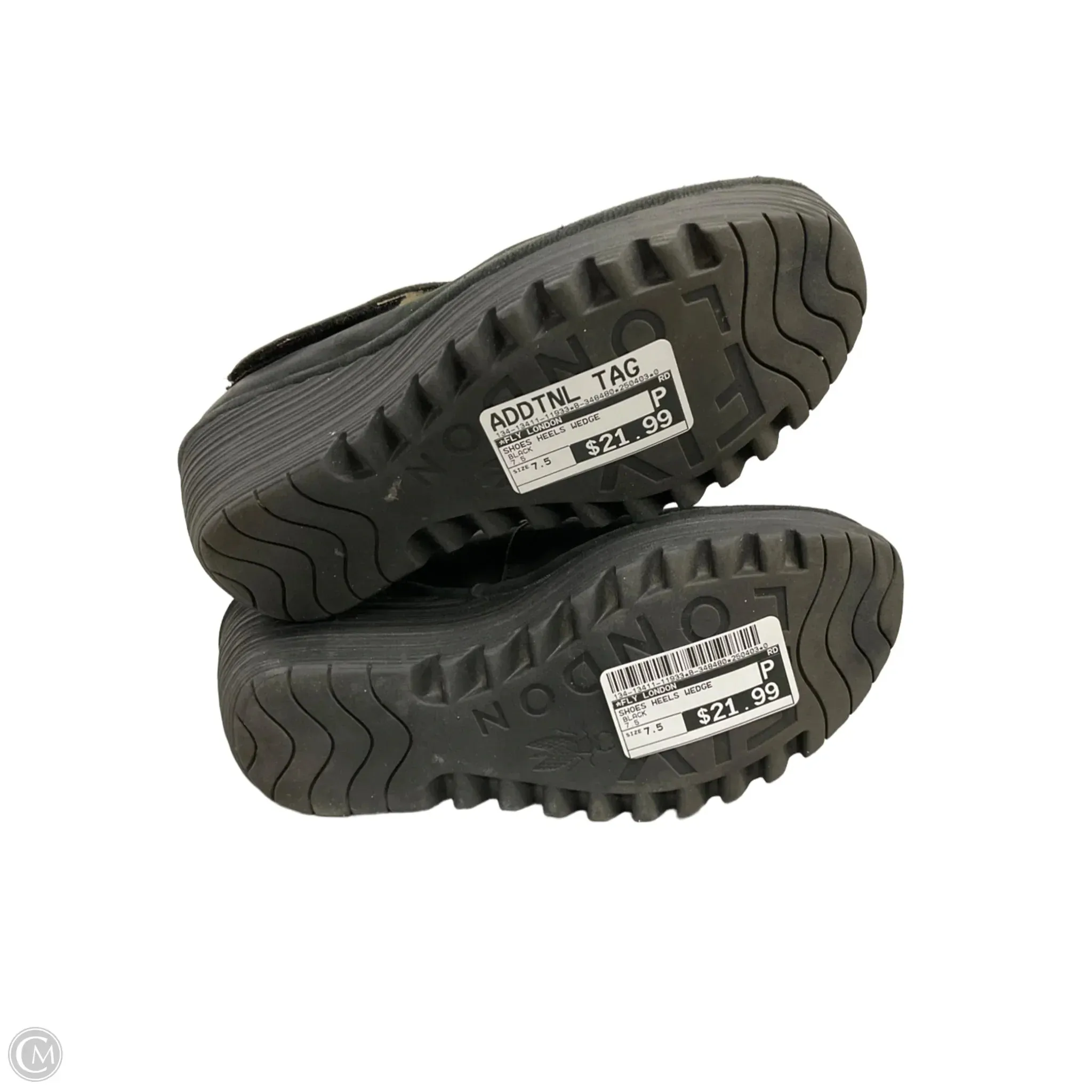 Shoes Heels Wedge By Fly London In Black, Size: 7.5