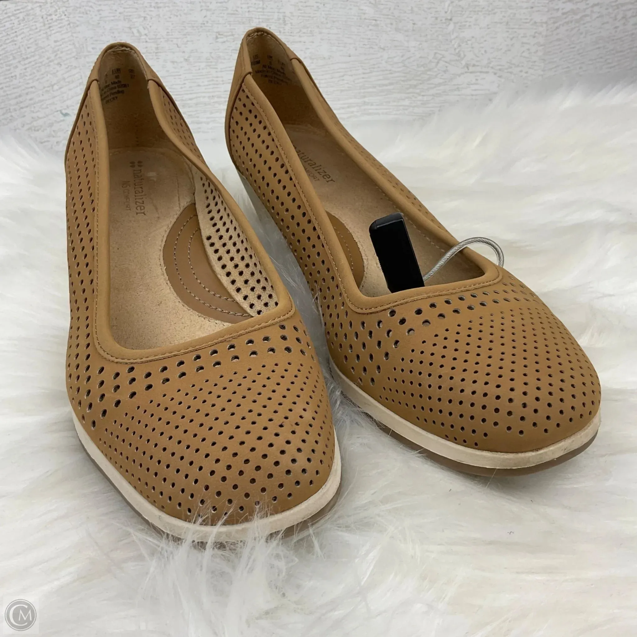 Shoes Heels Wedge By Naturalizer In Brown, Size: 10