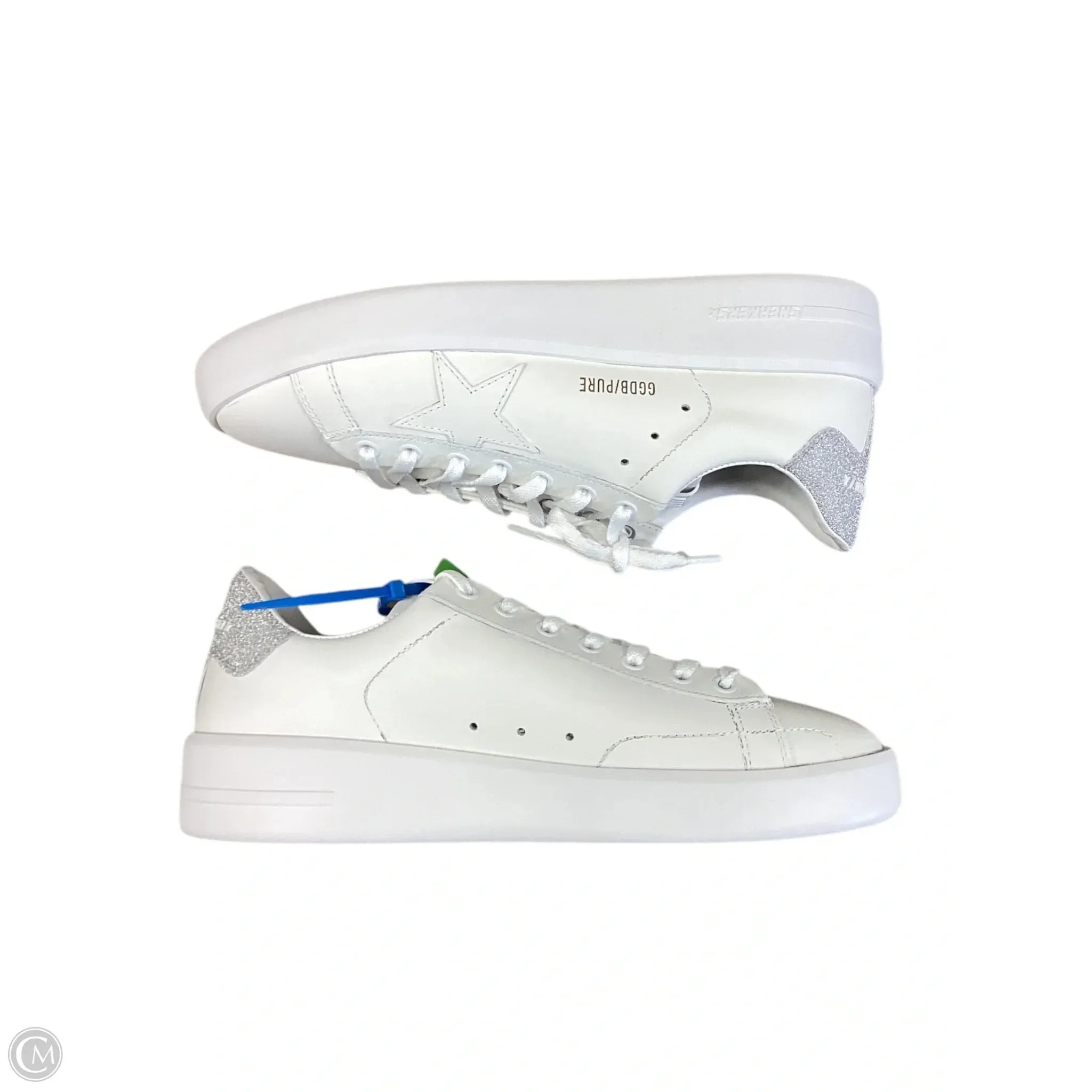 Shoes Luxury Designer By Golden Goose In White, Size: 10
