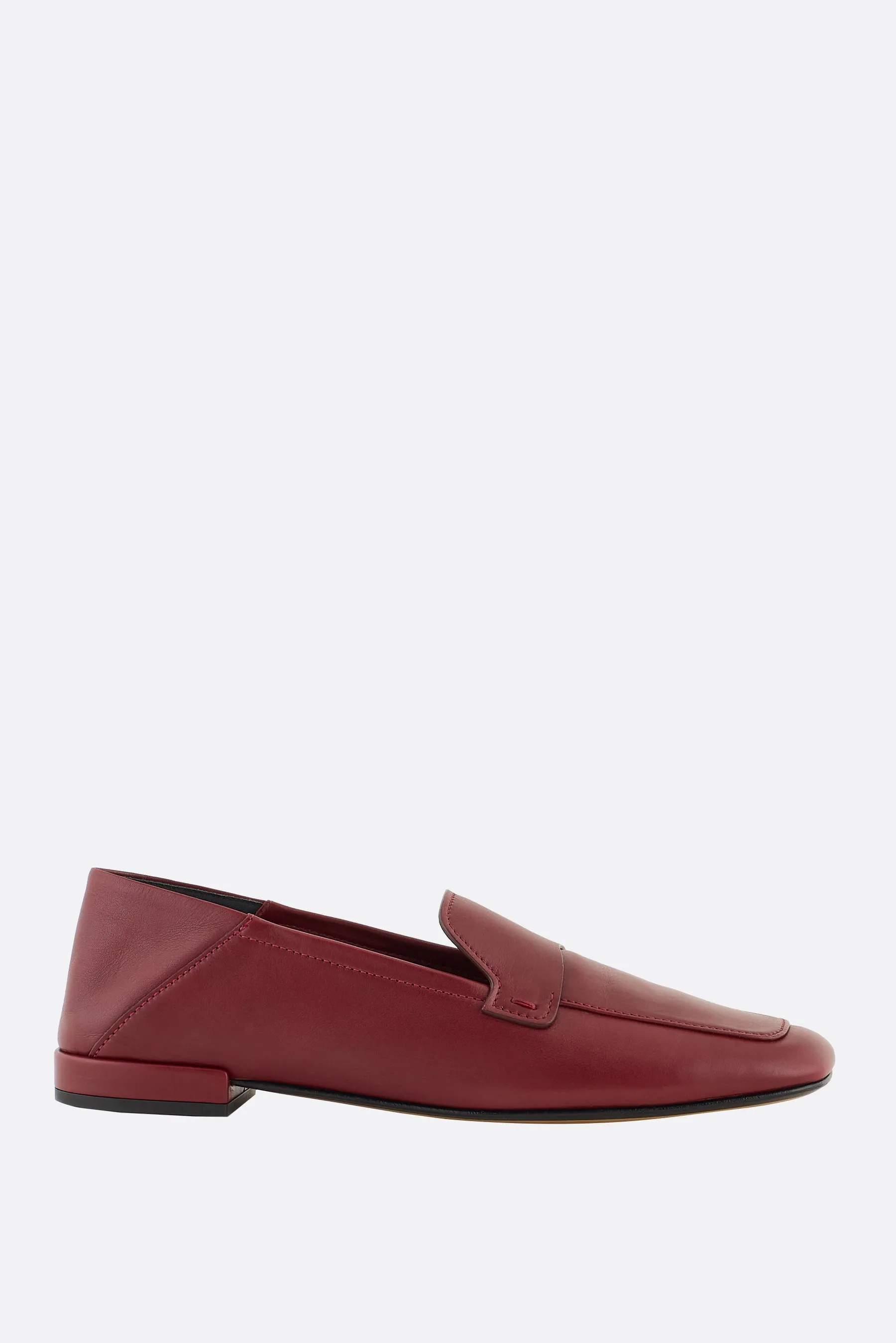 smooth leather loafers