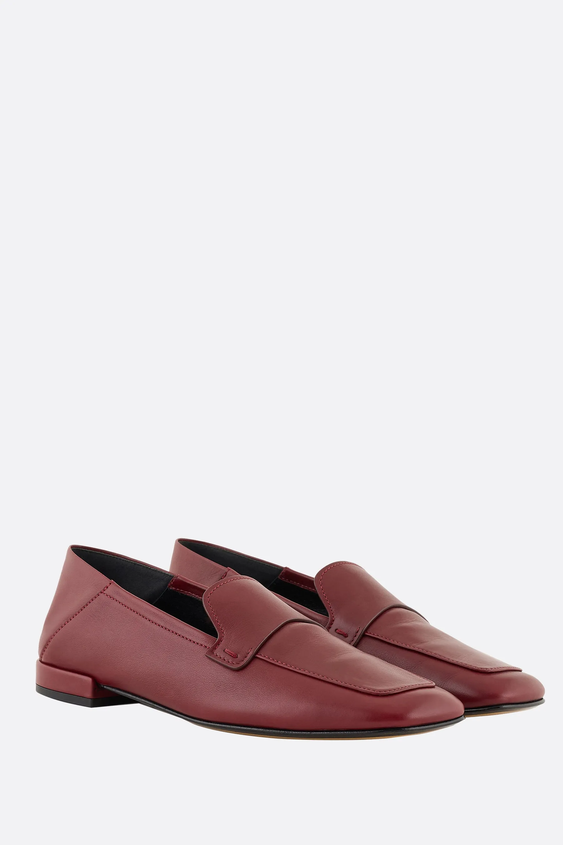 smooth leather loafers