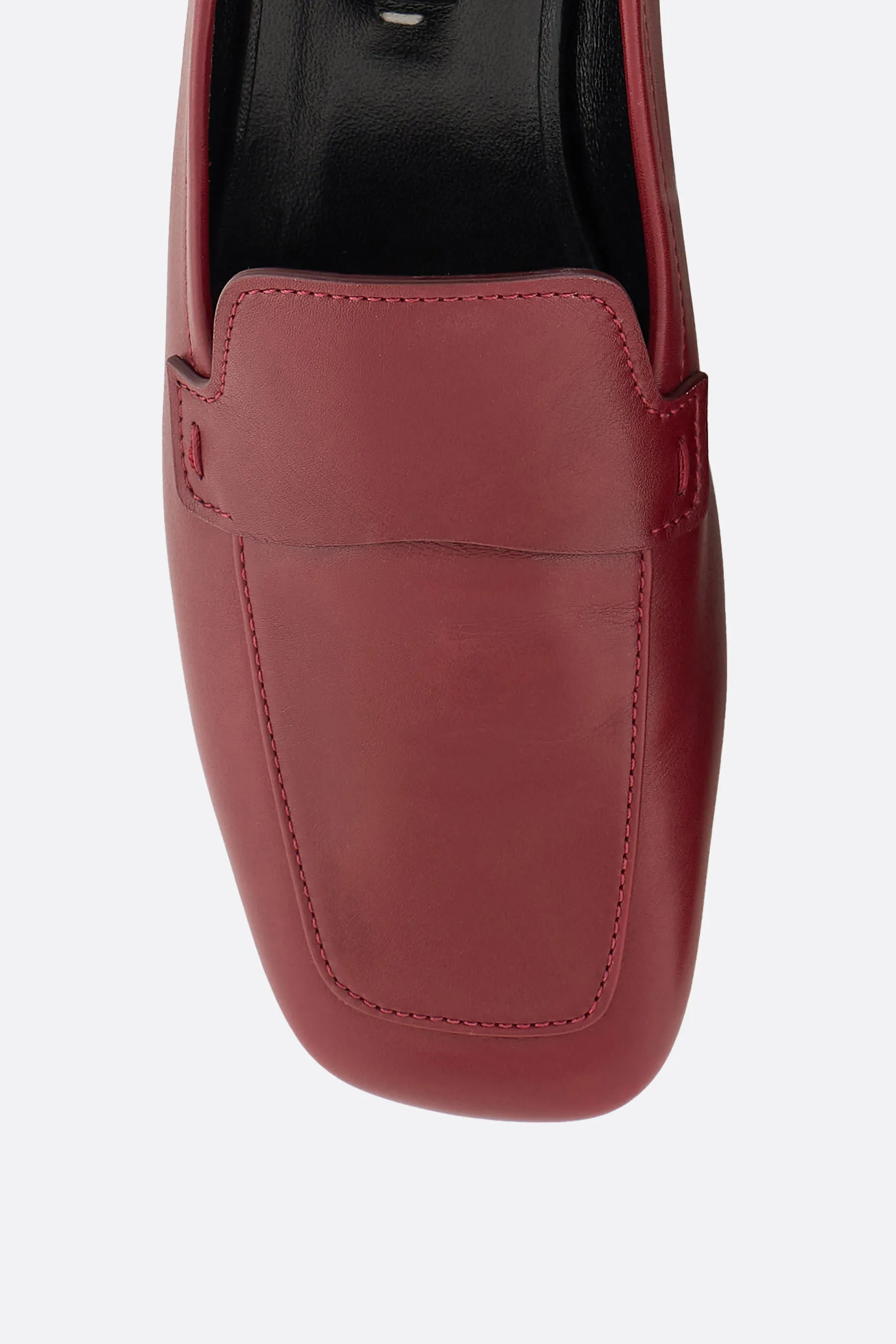 smooth leather loafers